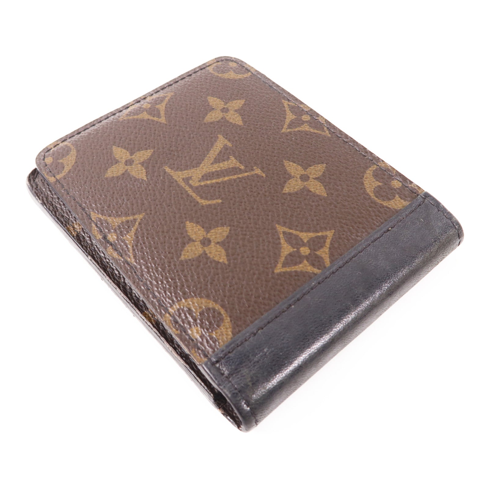 LOUIS VUITTON LV Gasper Wallet M93801 Monogram Macassar Brown