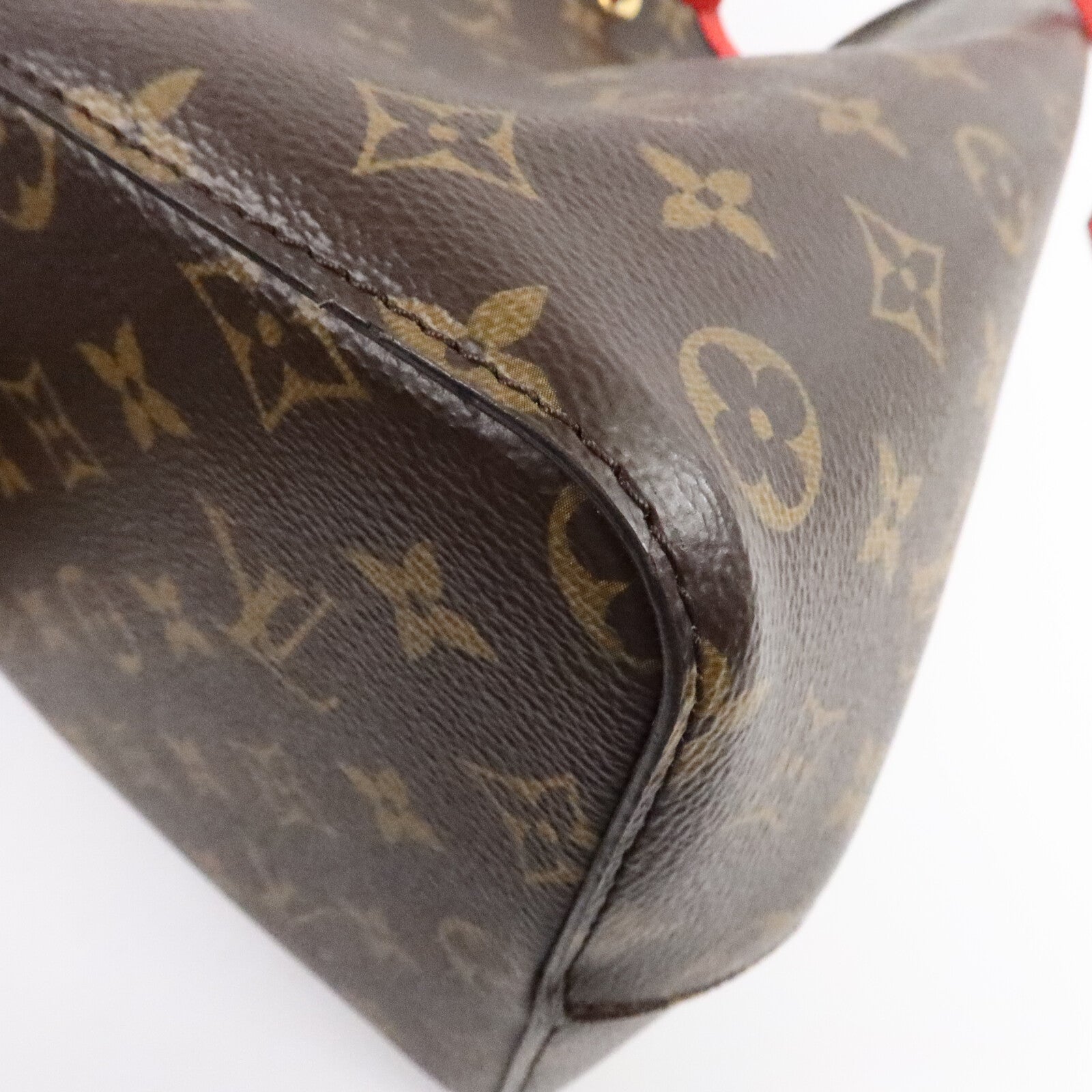 LOUIS VUITTON Monogram Neo Noe Bucket Bag肩背袋Coquelicot