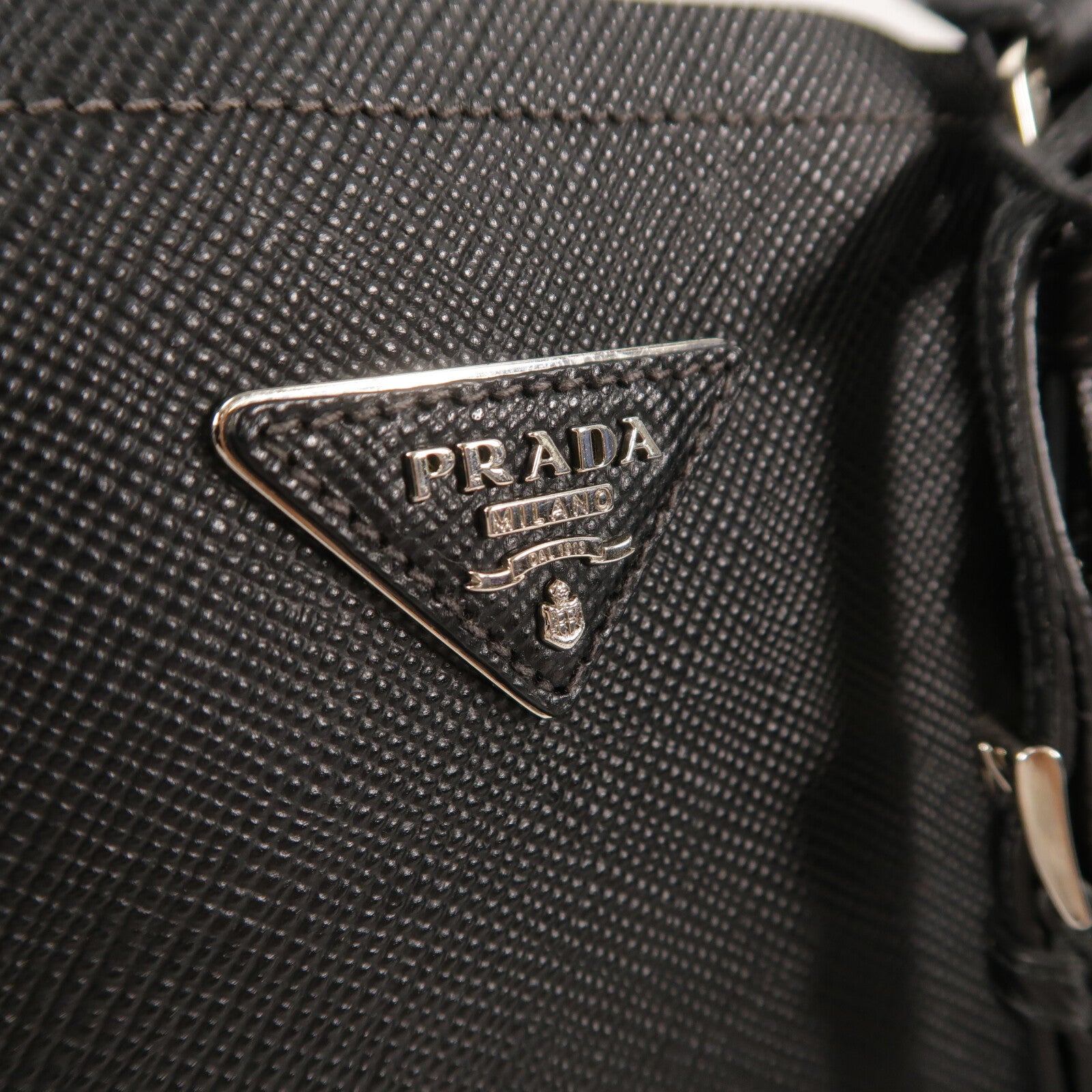 PRADA Saffiano皮革Saffiano Cuir Double Bag手挽袋