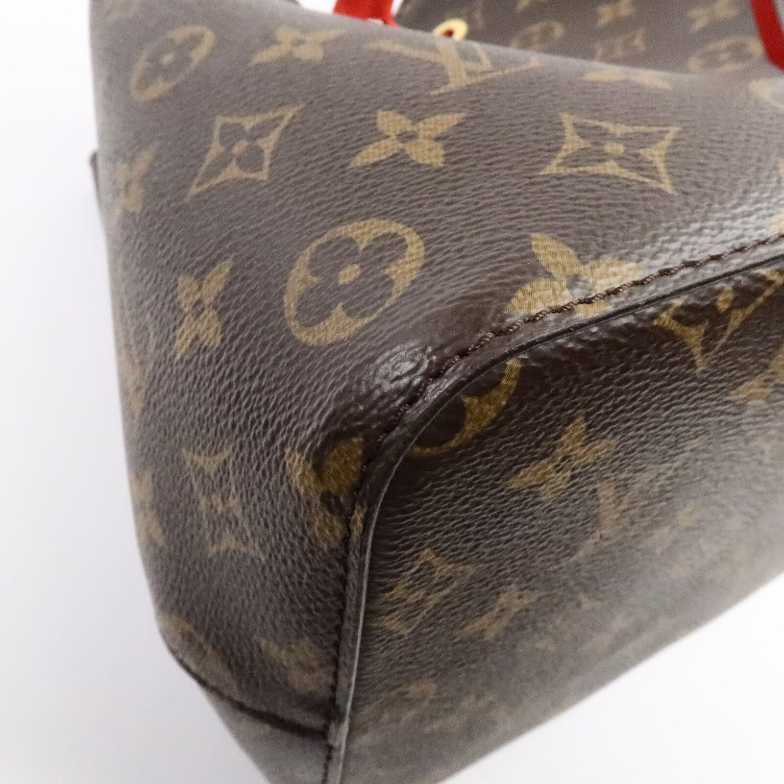 LOUIS VUITTON Monogram Neo Noe Bucket Bag肩背袋Coquelicot
