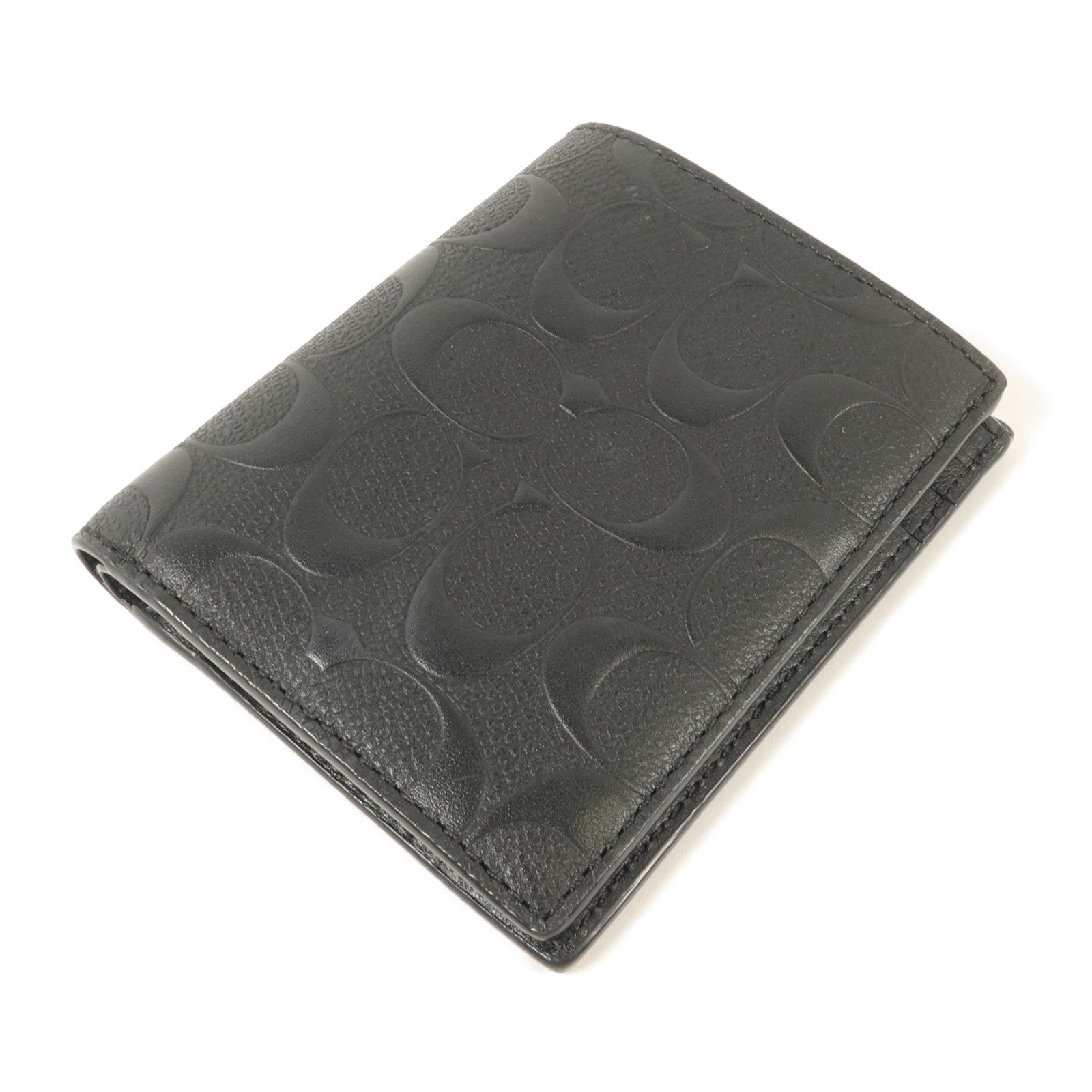COACH 牛皮皮革Slim Coin Wallet錢包
