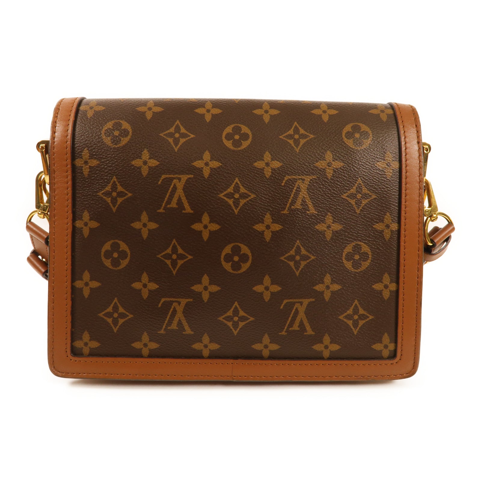 LOUIS VUITTON LV GHW Dauphine MM 2 Way Shoulder Bag M44391 Monogram Reverse