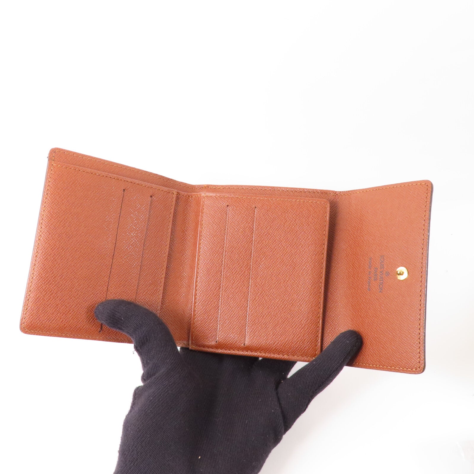 LOUIS VUITTON 【激減優惠】Monogram Carte Credit Wallet金扣短錢包