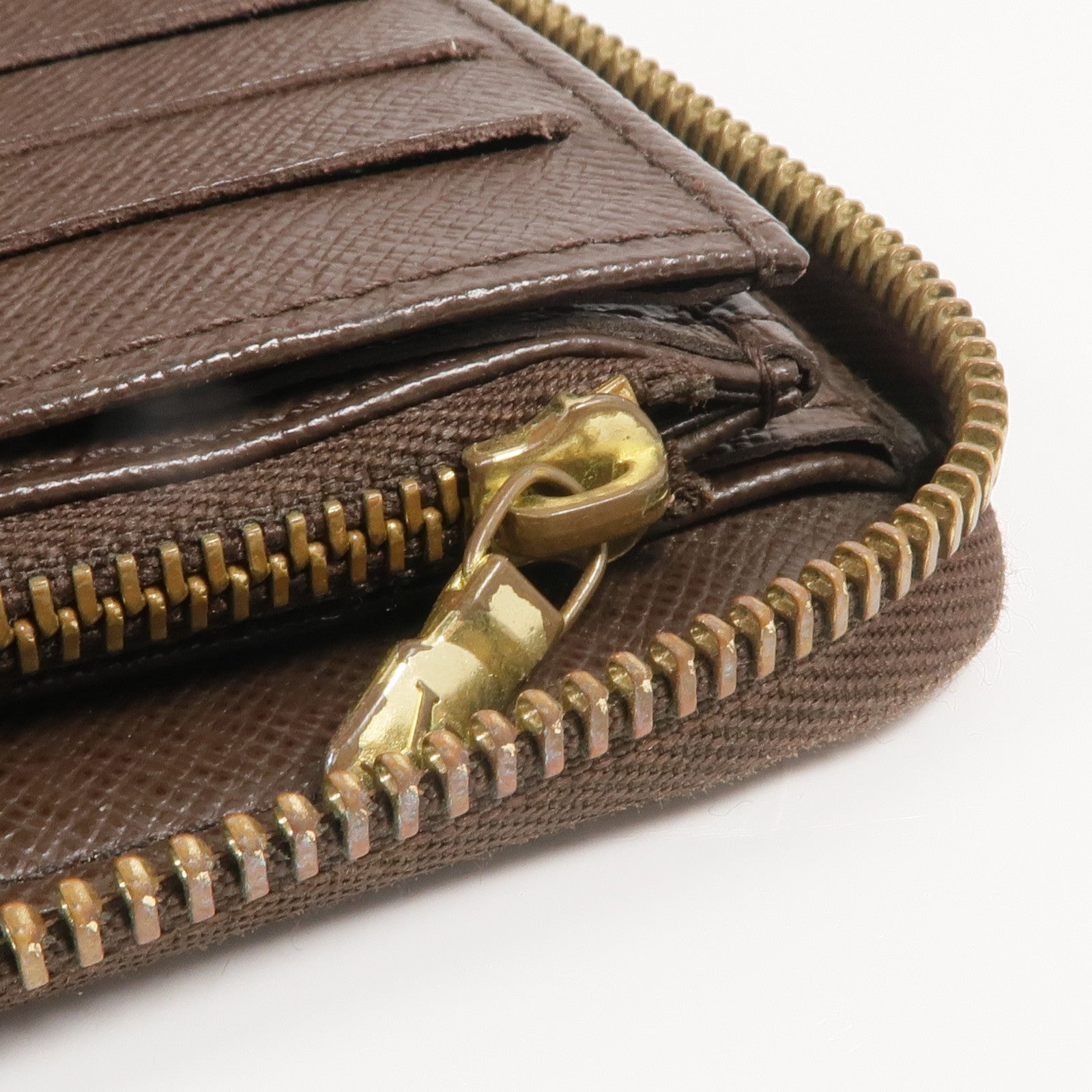 LOUIS VUITTON Damier Zippy Organizer金扣長錢包