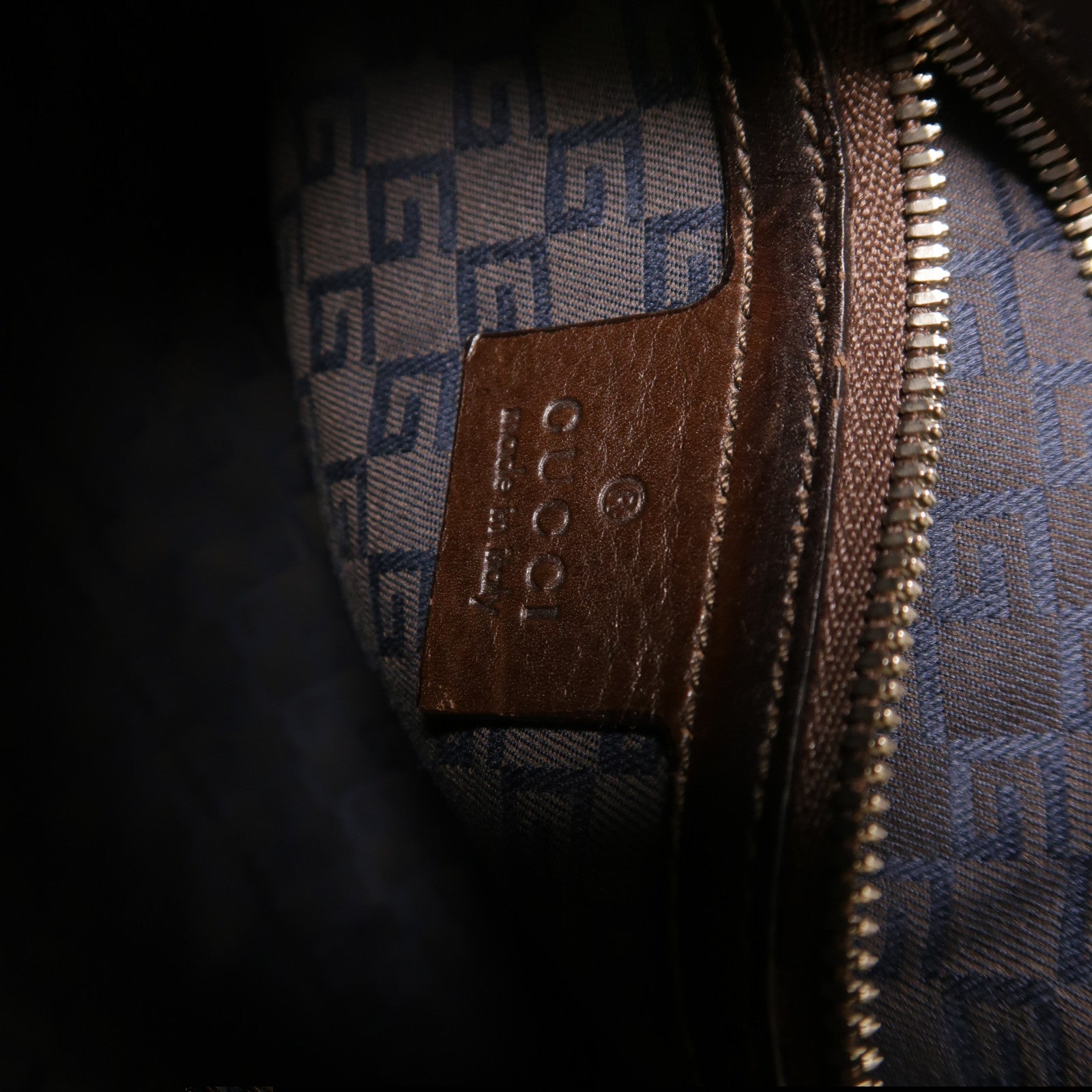 GUCCI 帆布2 Way Shoulder銀扣手挽肩背兩用袋