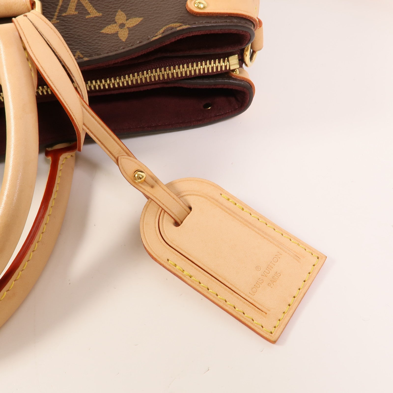 LOUIS VUITTON Monogram Soufflot MM金扣手挽肩背兩用袋