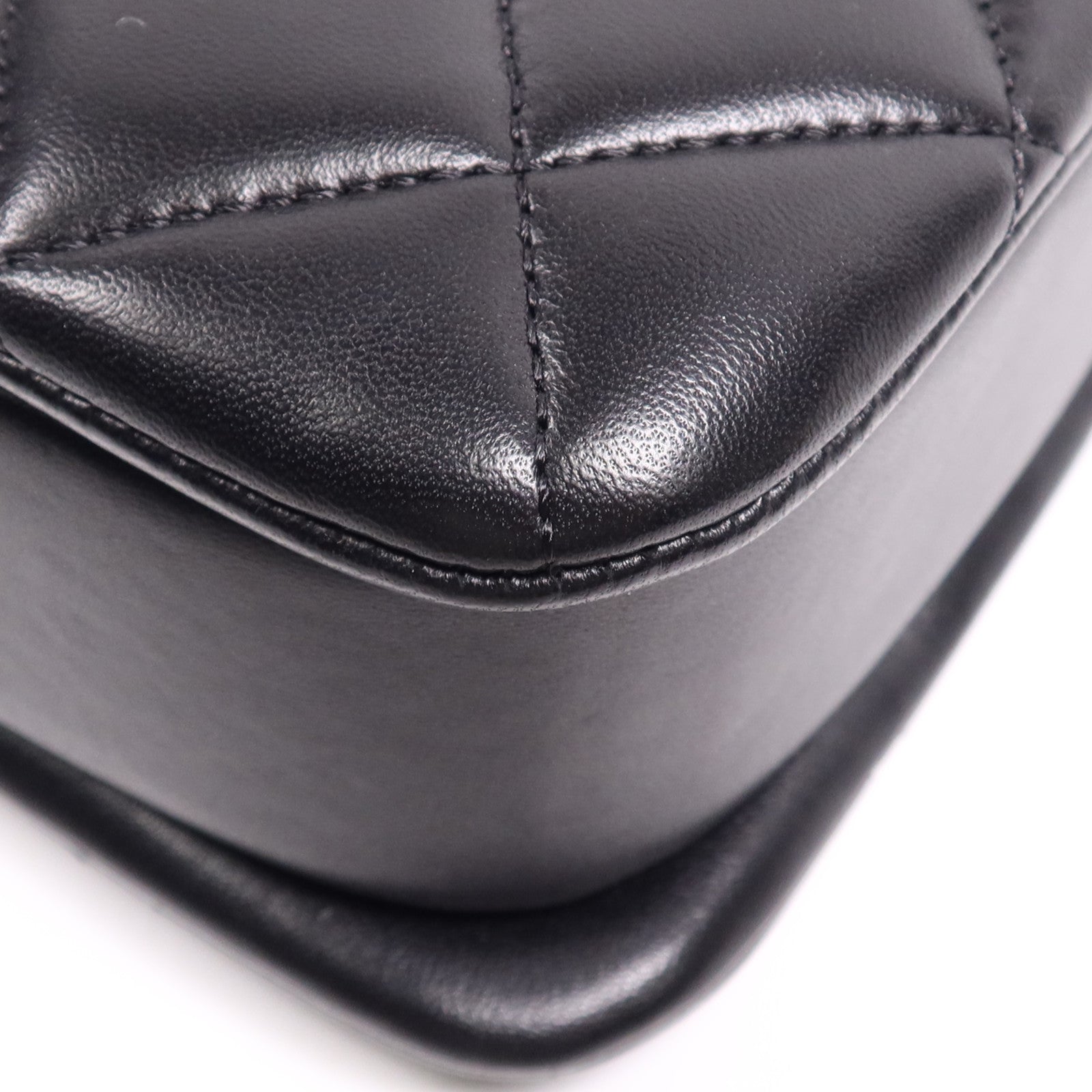 CHANEL 羊皮皮革Trendy cc銀扣鏈帶肩背袋
