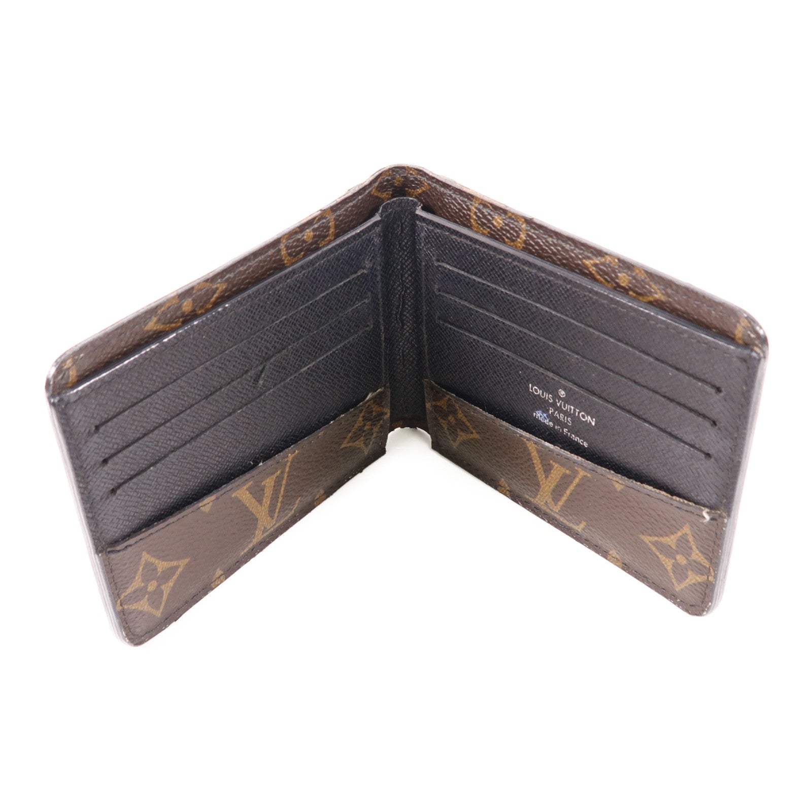 LOUIS VUITTON LV Gasper Wallet M93801 Monogram Macassar Brown