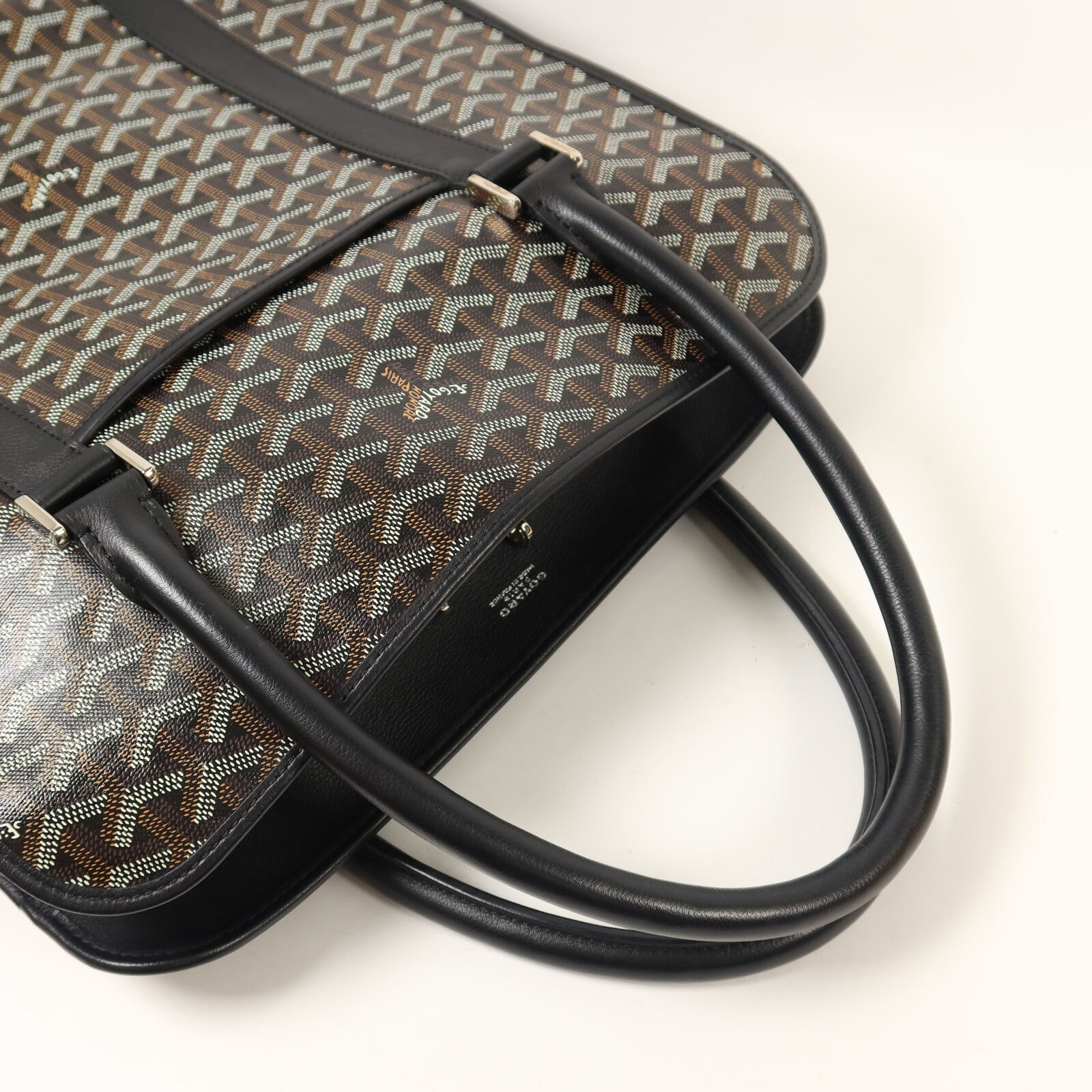 GOYARD 塗層帆布Bourgogne手挽袋