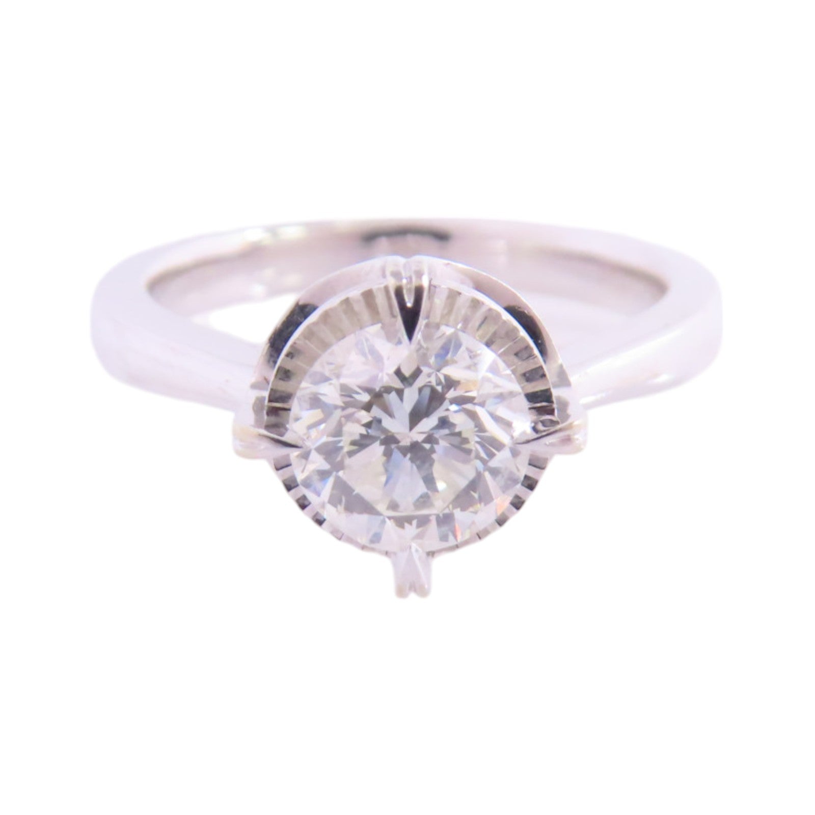 JEWELRY 18K白金/鑽石Diamond Ring戒指US#5.5