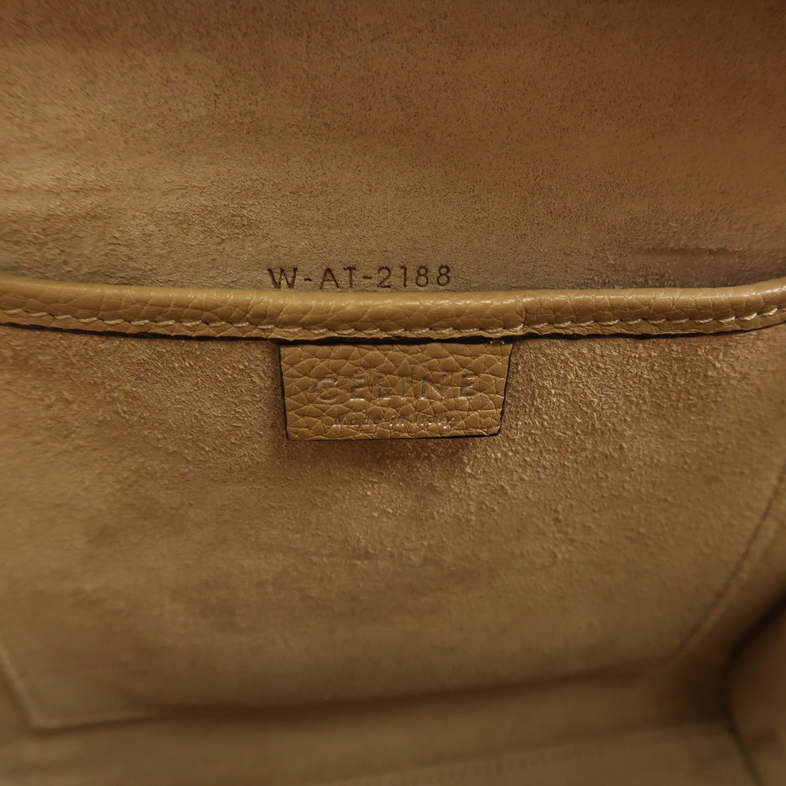 CELINE 牛皮皮革Nano Luggage金扣手挽肩背兩用袋