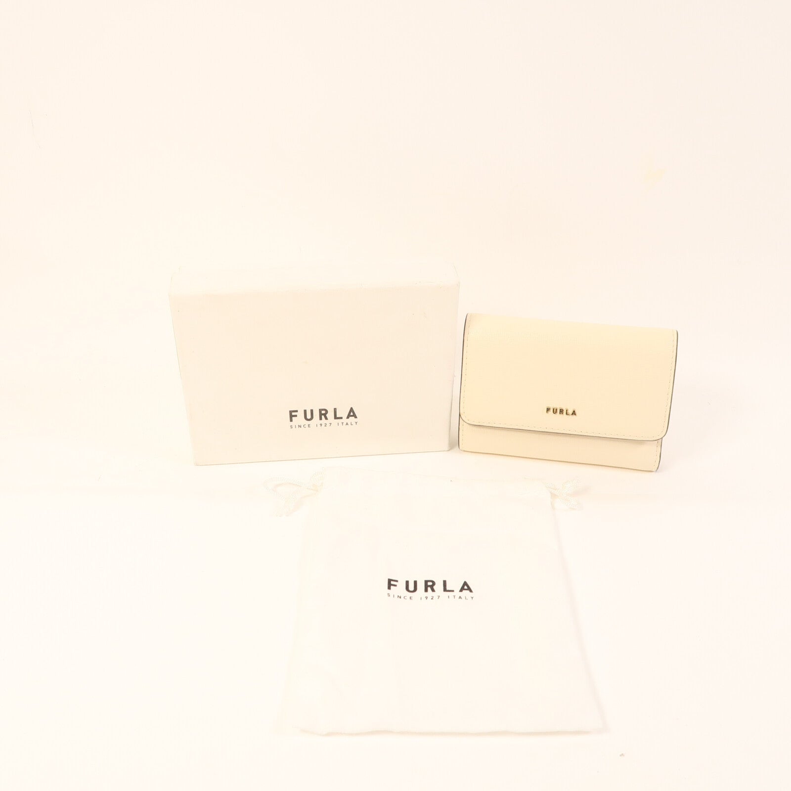Furla 牛皮皮革Wallet金扣錢包