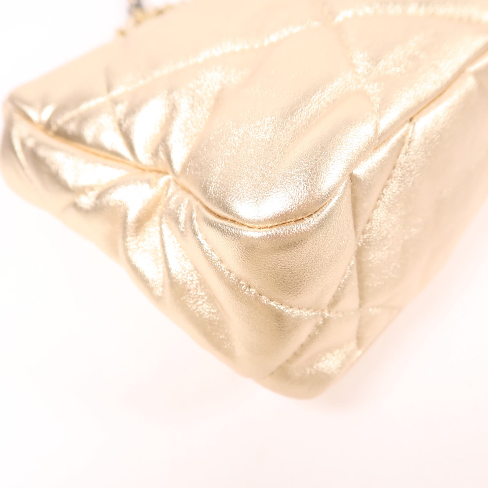 CHANEL 羊皮皮革C19 Small手挽肩背兩用袋