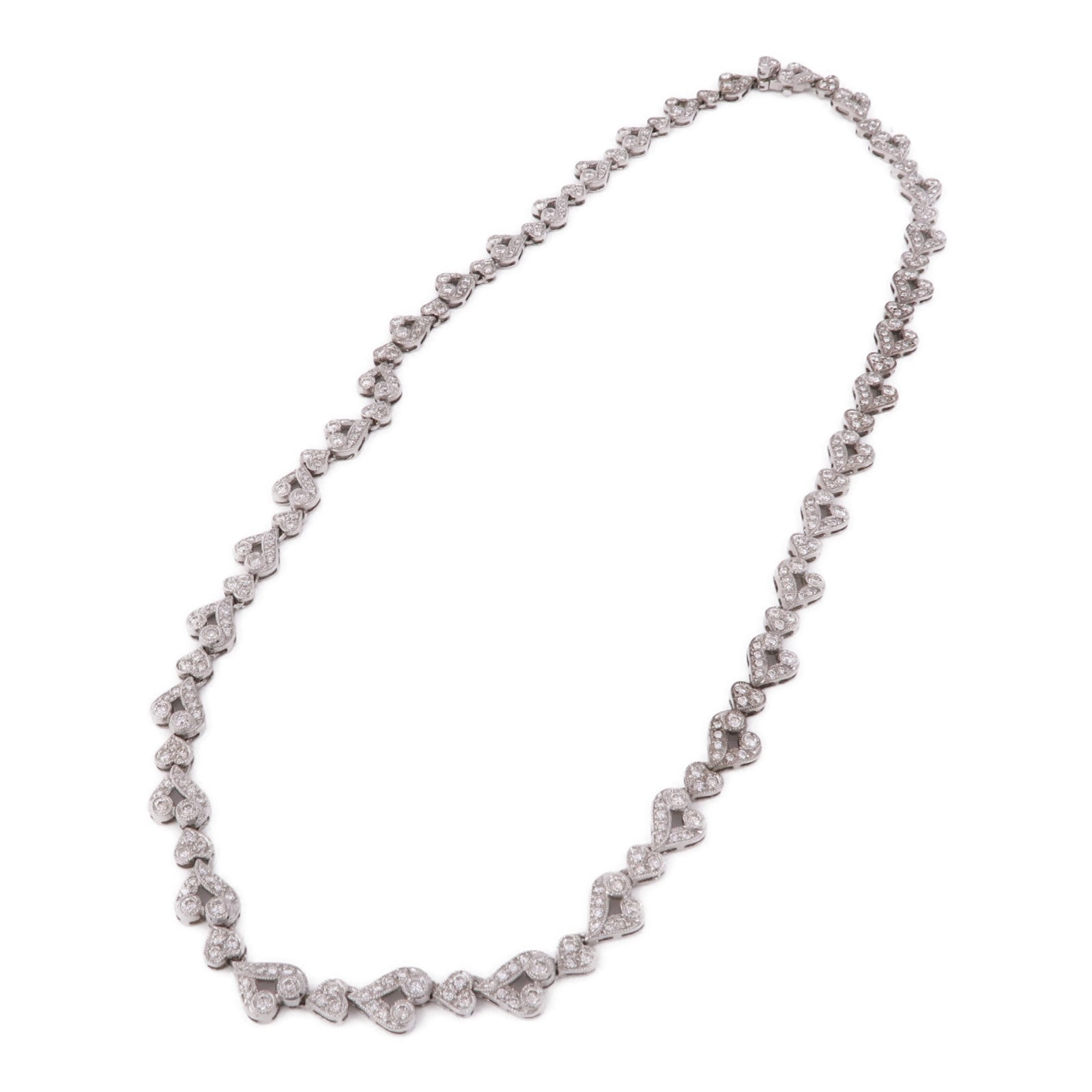 JEWELRY Diamond Necklace 18K White Gold