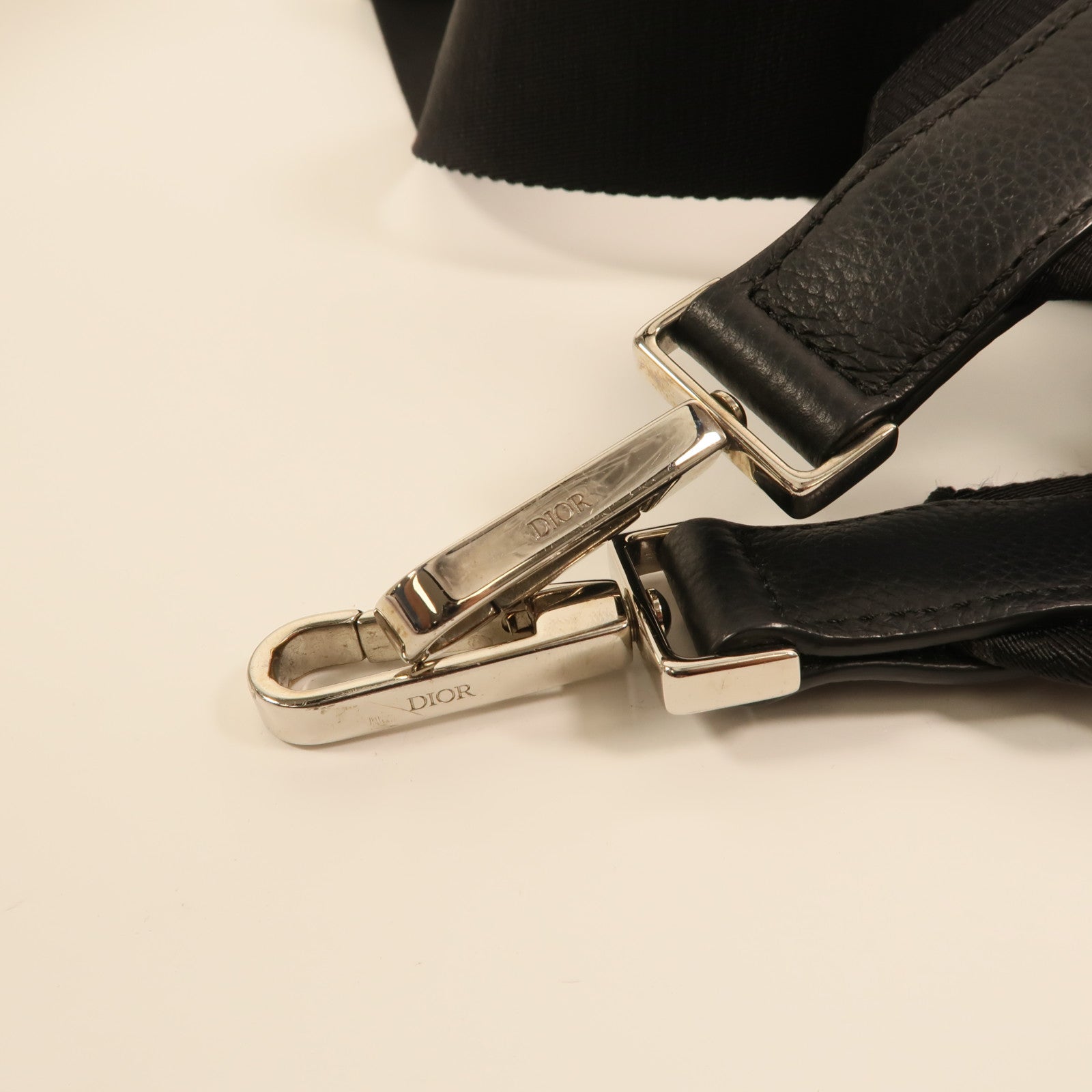 Dior 帆布Roller Messenger Bag銀扣肩背袋