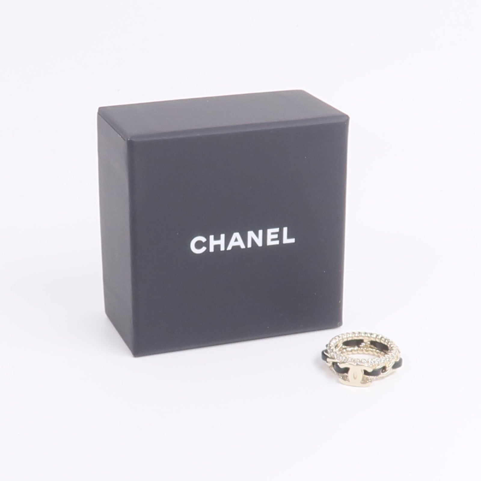 CHANEL 金屬/皮革Ring戒指