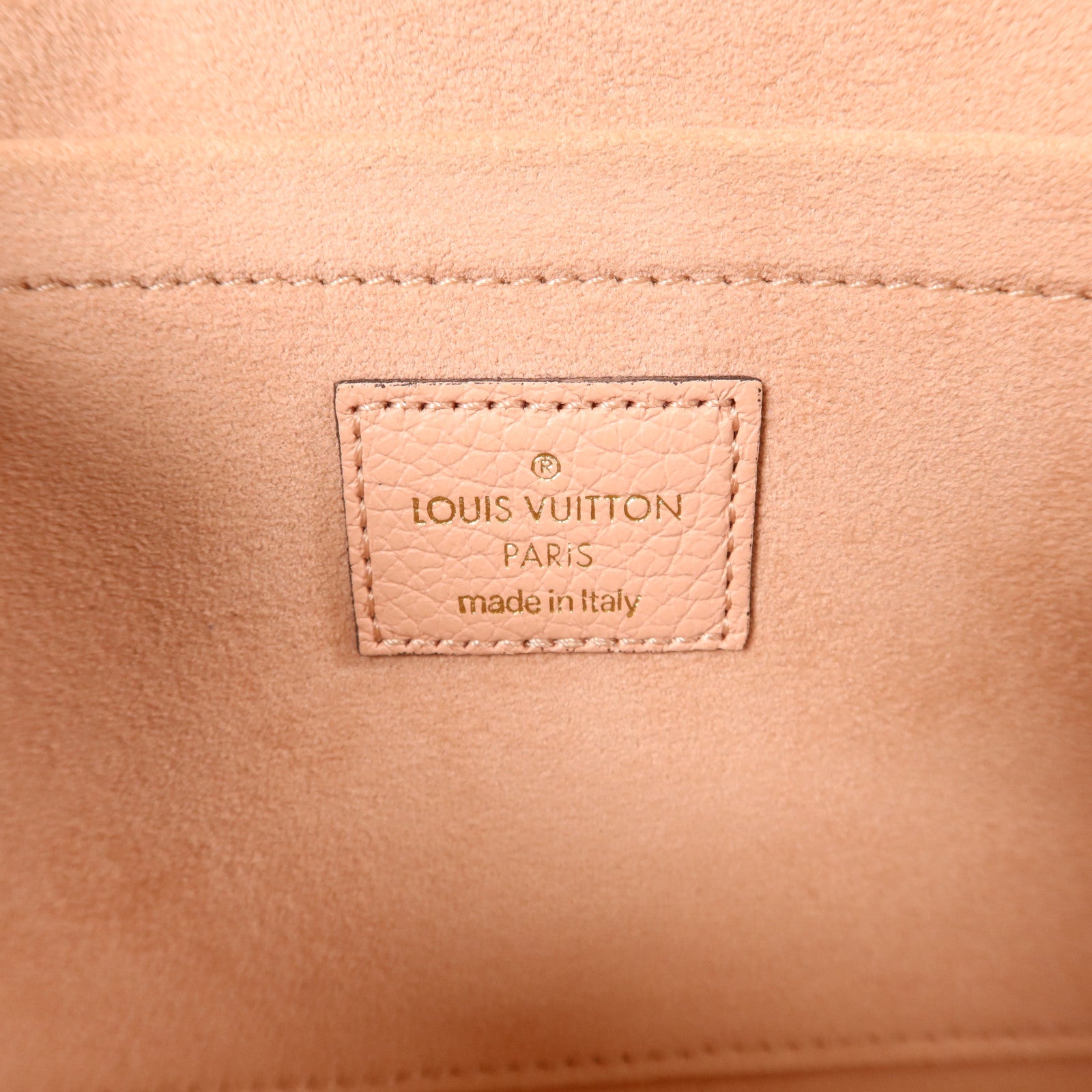 LOUIS VUITTON Monogram Empreinte Felicie Pochette金扣鏈帶肩背袋