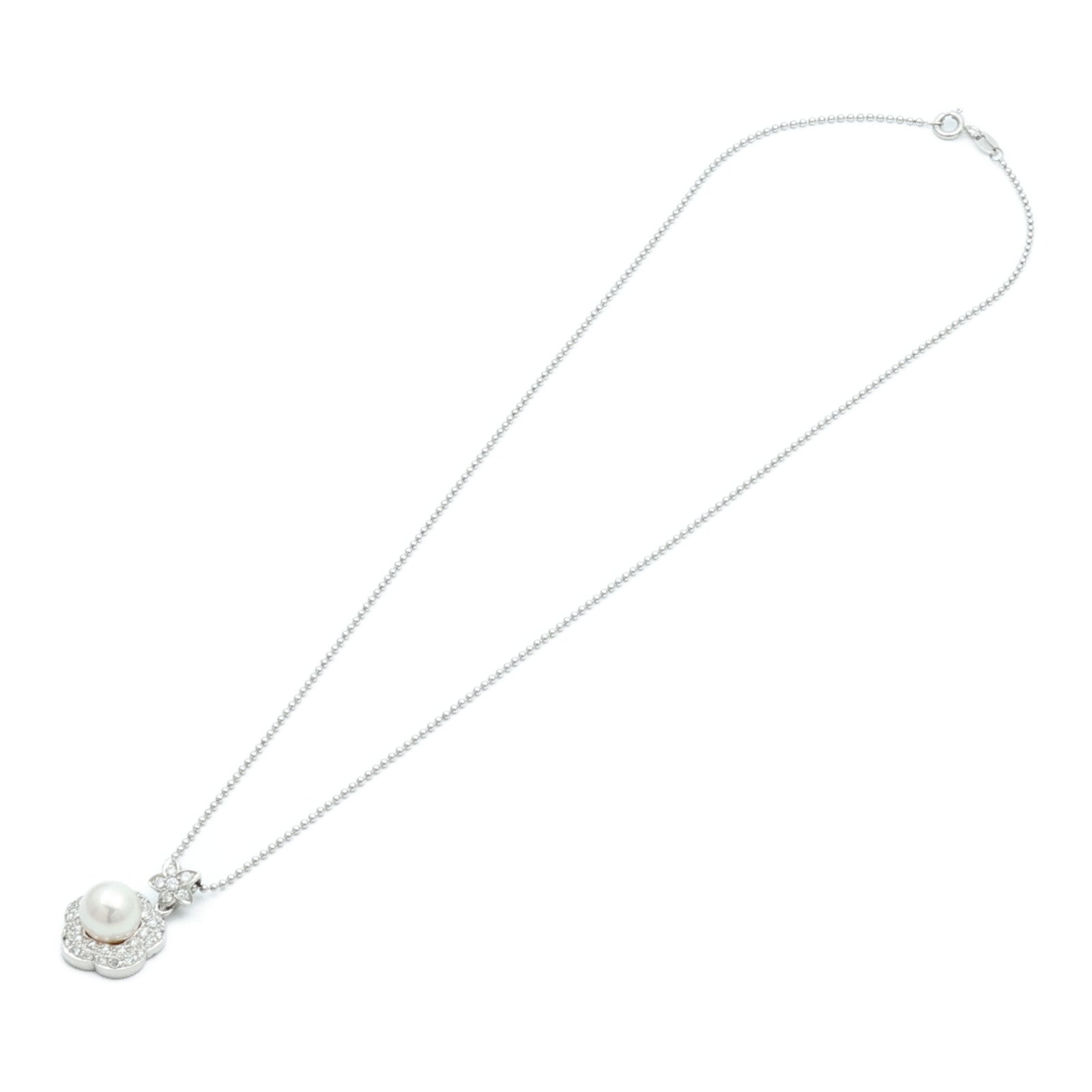 JEWELRY 【激減優惠】18K白金/黃金Pearl Diamond Necklace珍珠/鑽石項鍊