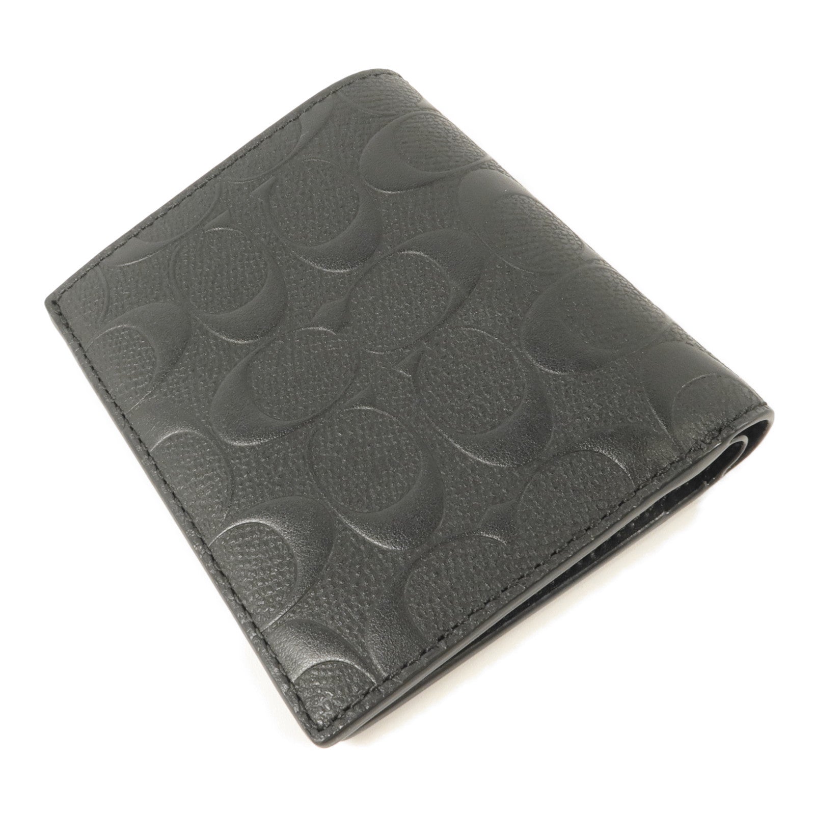 COACH 牛皮皮革Slim Coin Wallet錢包