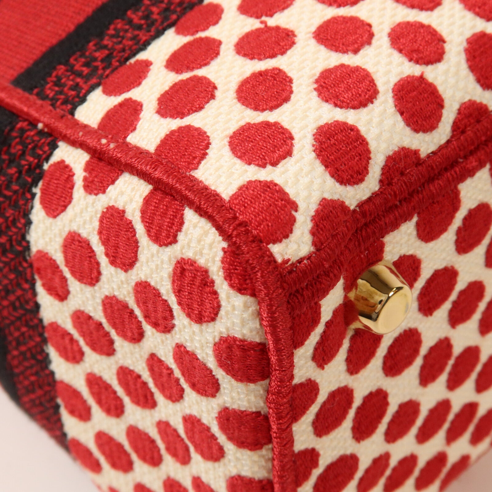Dior 帆布Polkadot Dioramour Lady D-Lite Bag手挽肩背兩用袋