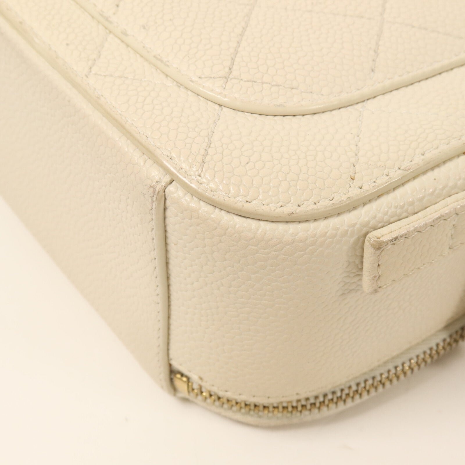 CHANEL 牛皮皮革Camera Case With Top Handle鏈帶手挽肩背兩用袋