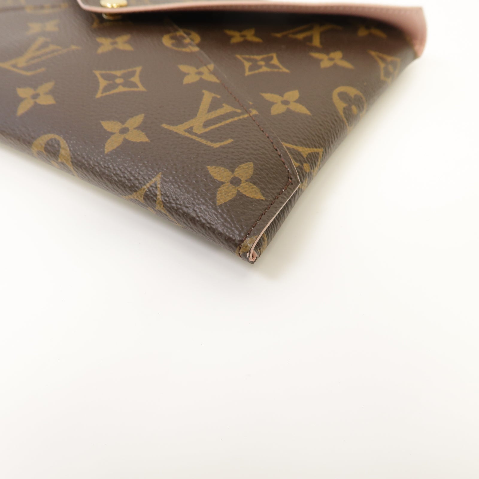 LOUIS VUITTON 【激減優惠】Monogram Kirigami Pochette金扣手拿包啡色
