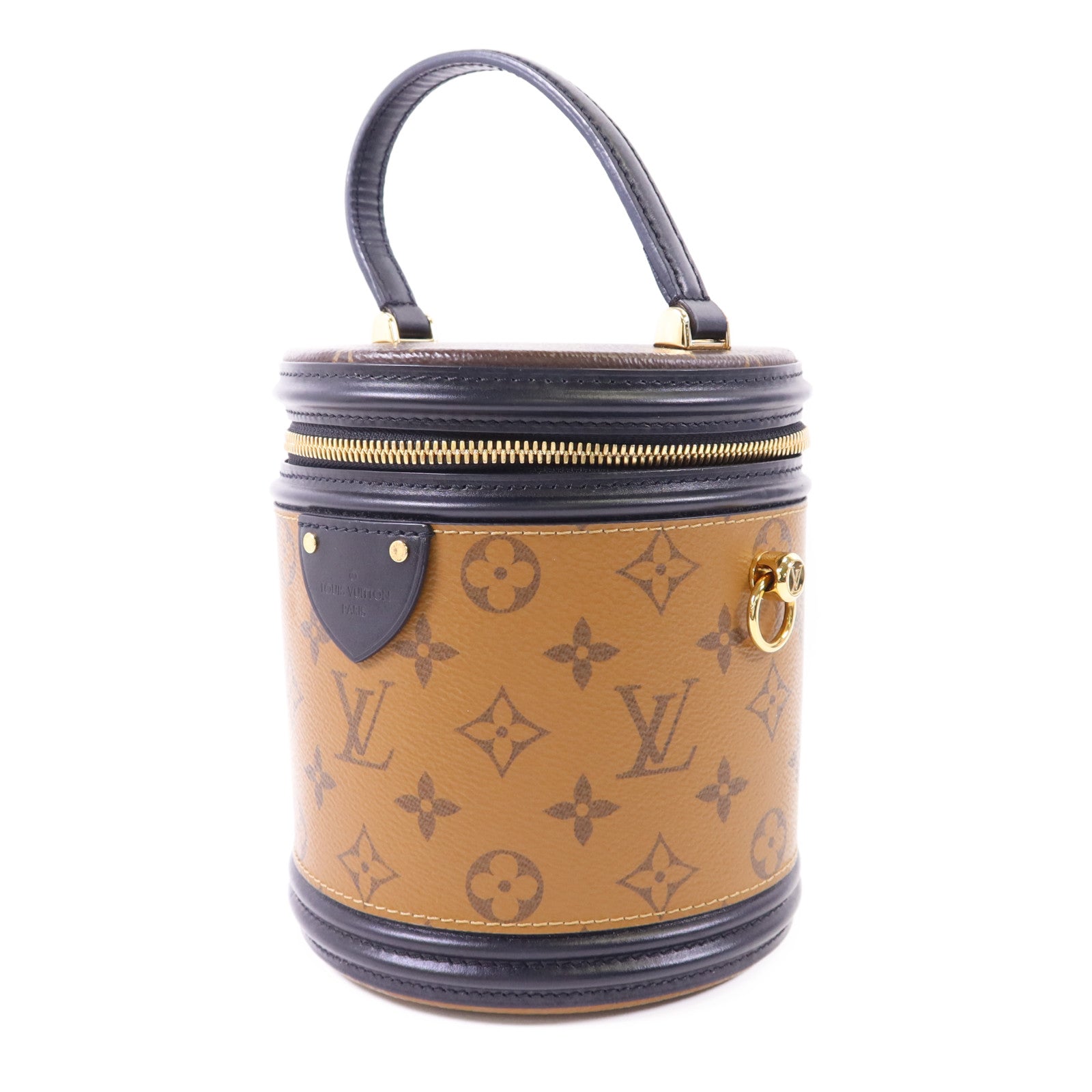 LOUIS VUITTON Monogram Reverse Cannes金扣手挽肩背兩用袋