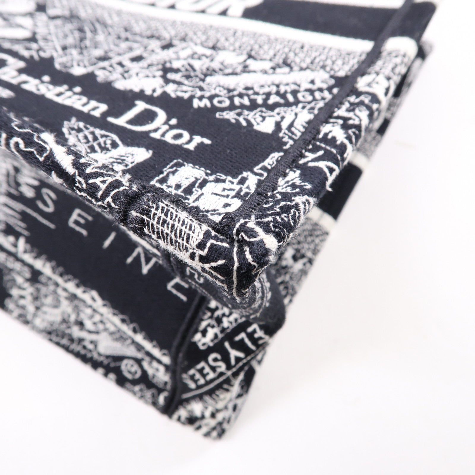 Dior 帆布Book Tote手挽袋黑色