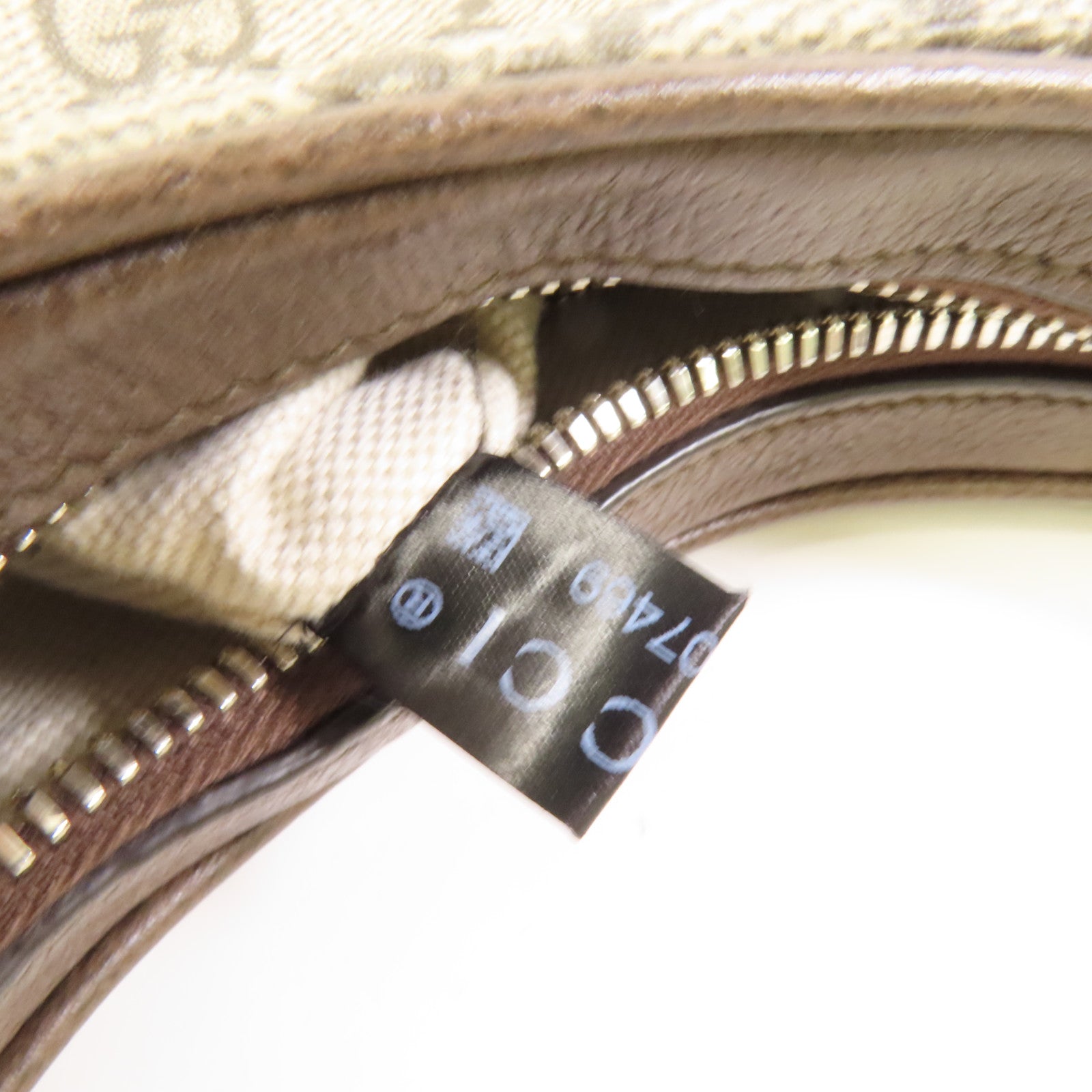 GUCCI 【激減優惠】塗層帆布Attache銀扣手挽肩背兩用袋