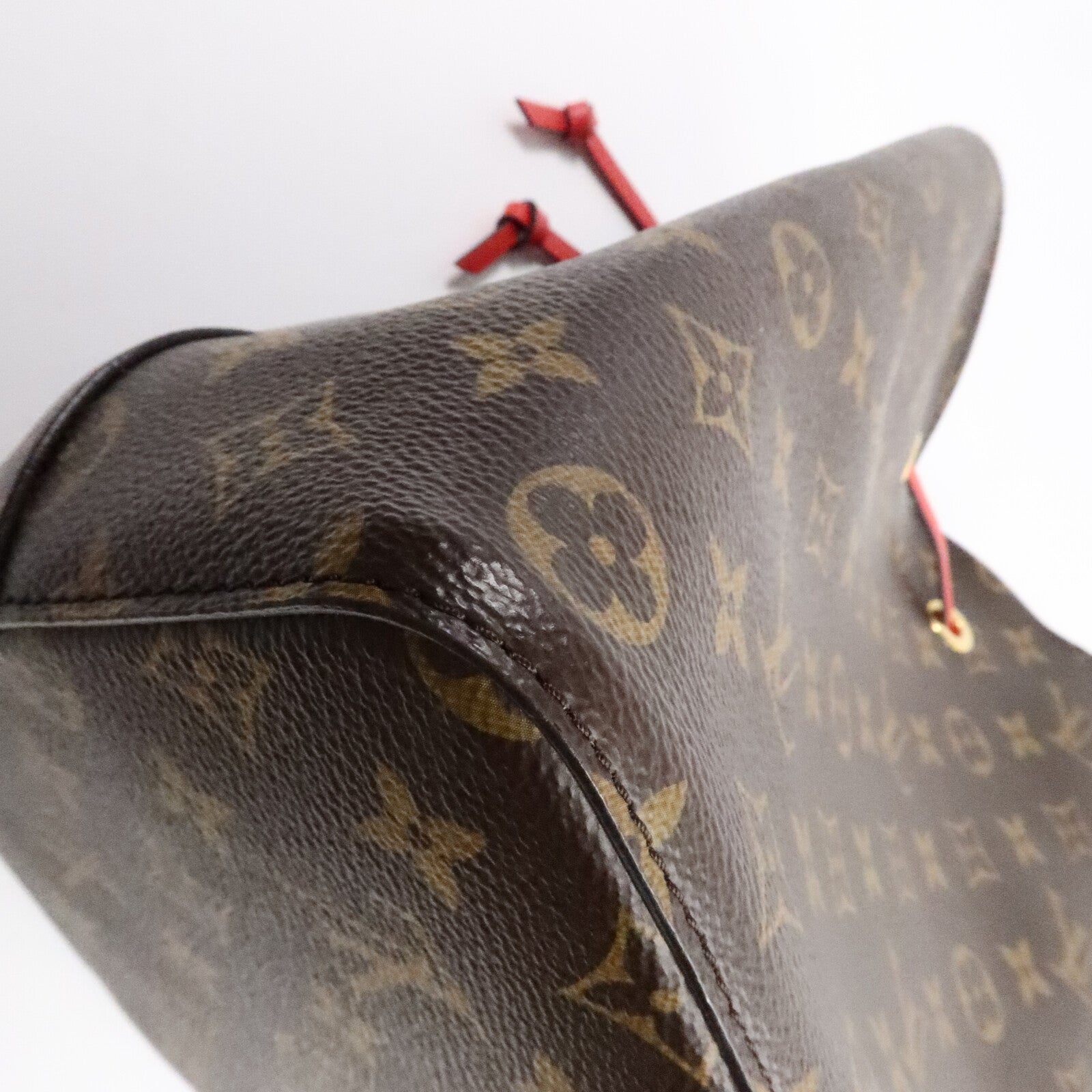 LOUIS VUITTON Monogram Neo Noe Bucket Bag肩背袋Coquelicot
