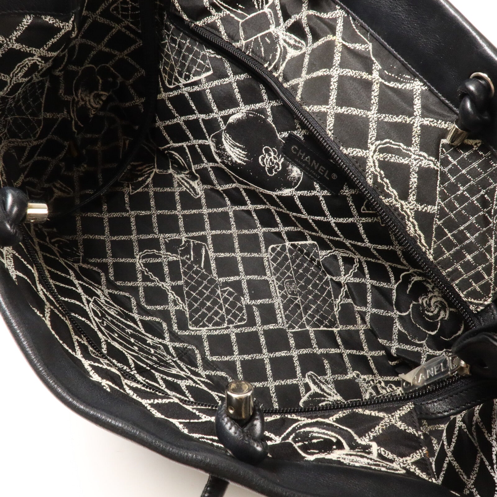 CHANEL 牛皮皮革Essential Logo Leather Tote Bag肩背袋