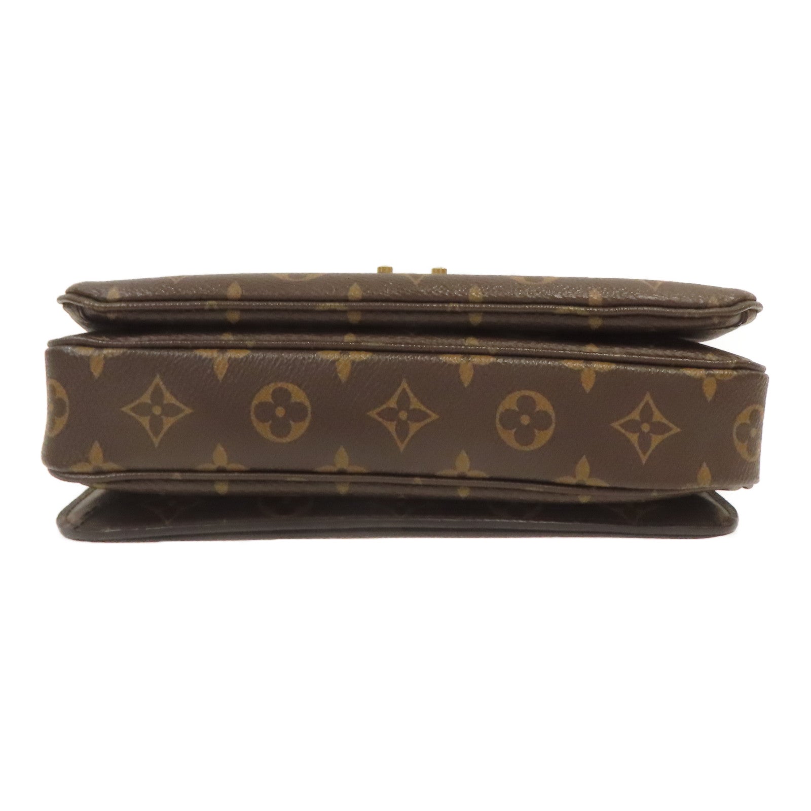 LOUIS VUITTON Monogram Pochette Metis金扣手挽肩背兩用袋啡色