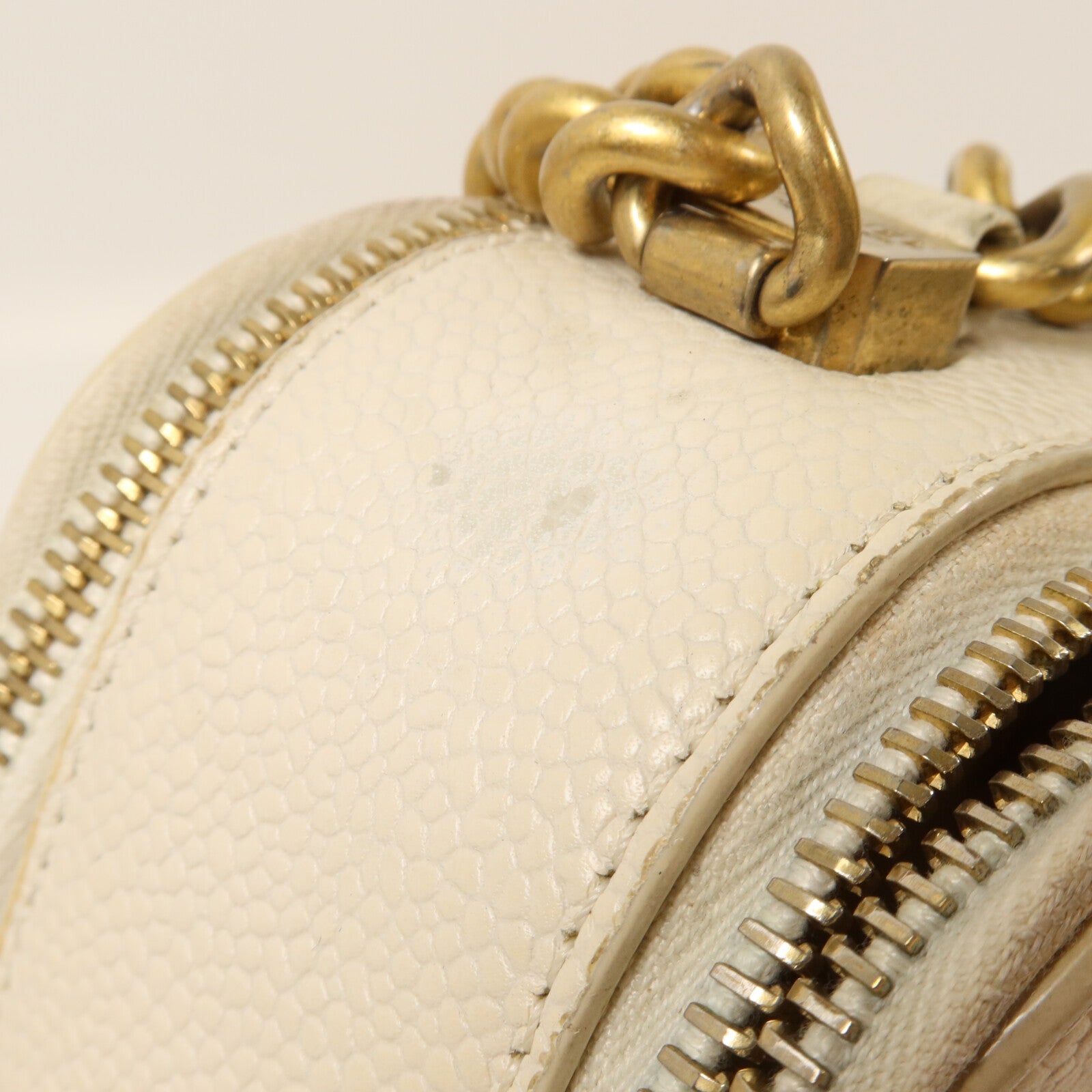 CHANEL 牛皮皮革Camera Case With Top Handle鏈帶手挽肩背兩用袋