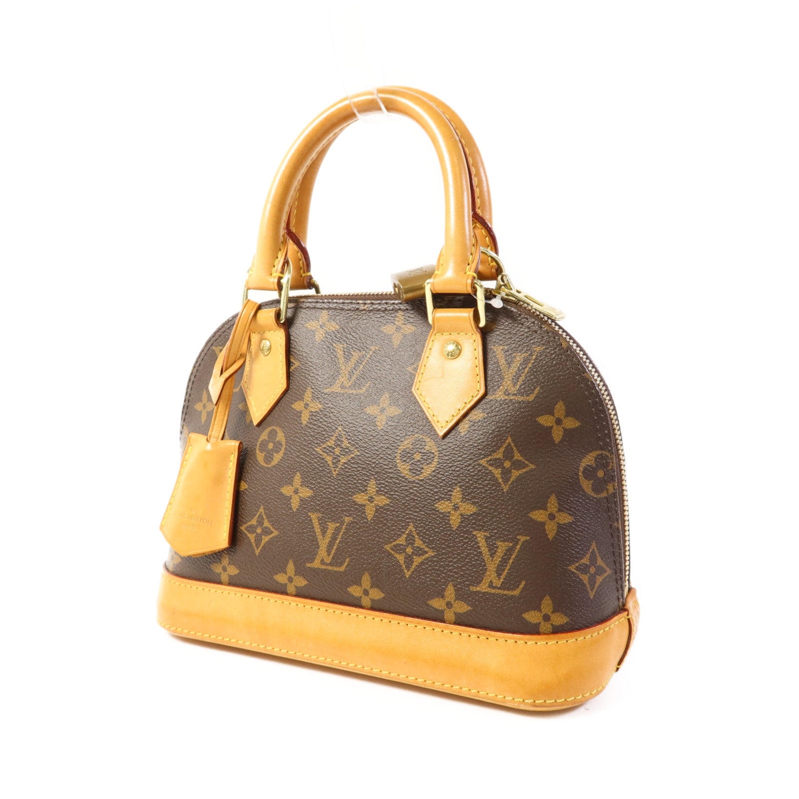 LOUIS VUITTON Monogram Alma BB金扣手挽肩背兩用袋