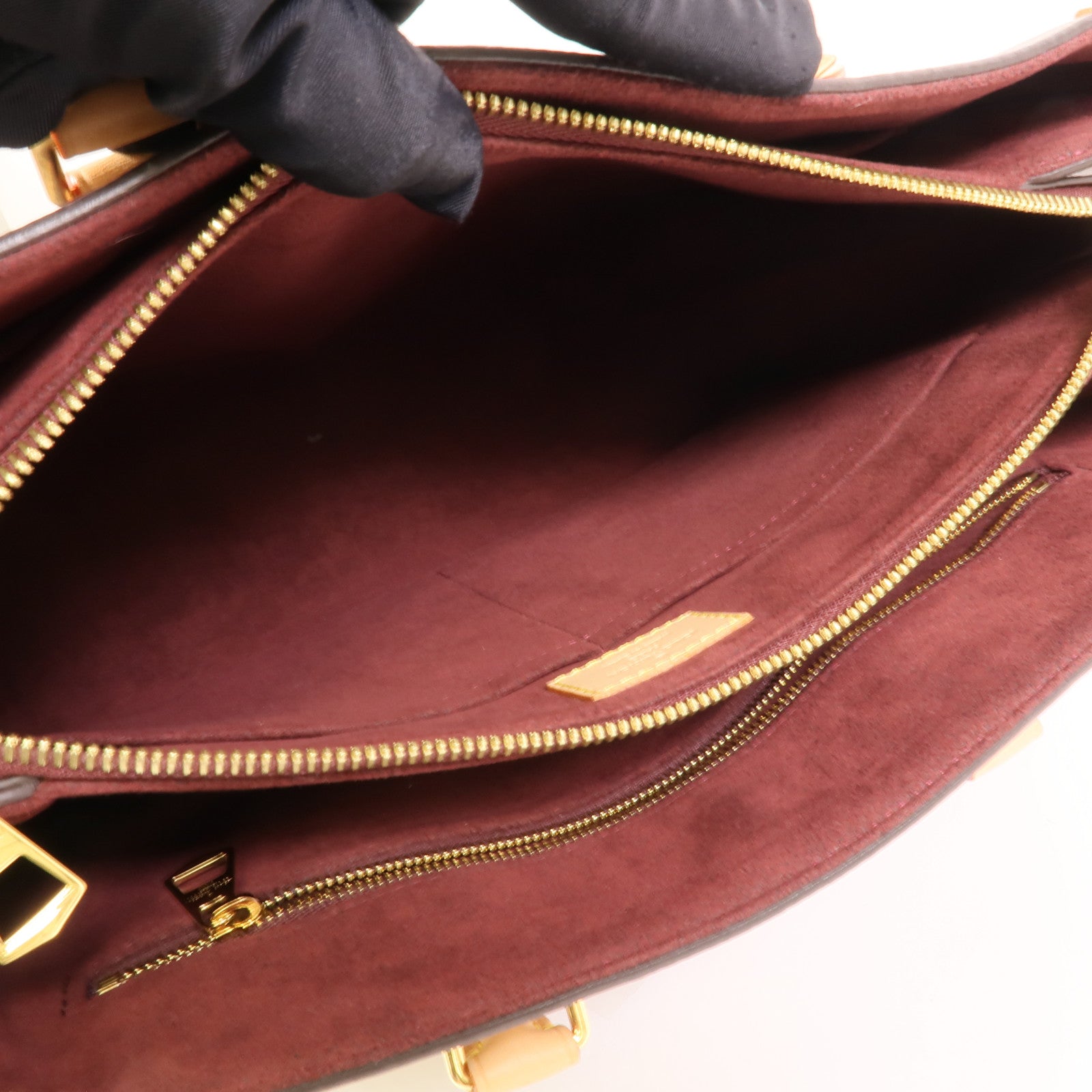 LOUIS VUITTON Monogram Soufflot MM金扣手挽肩背兩用袋
