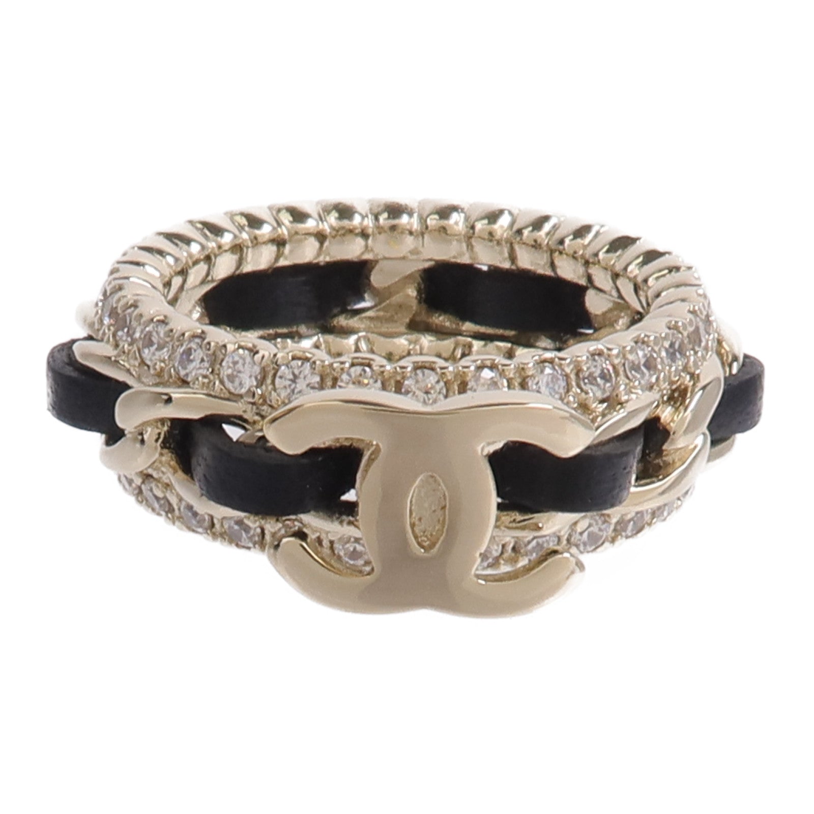 CHANEL 金屬/皮革Ring戒指