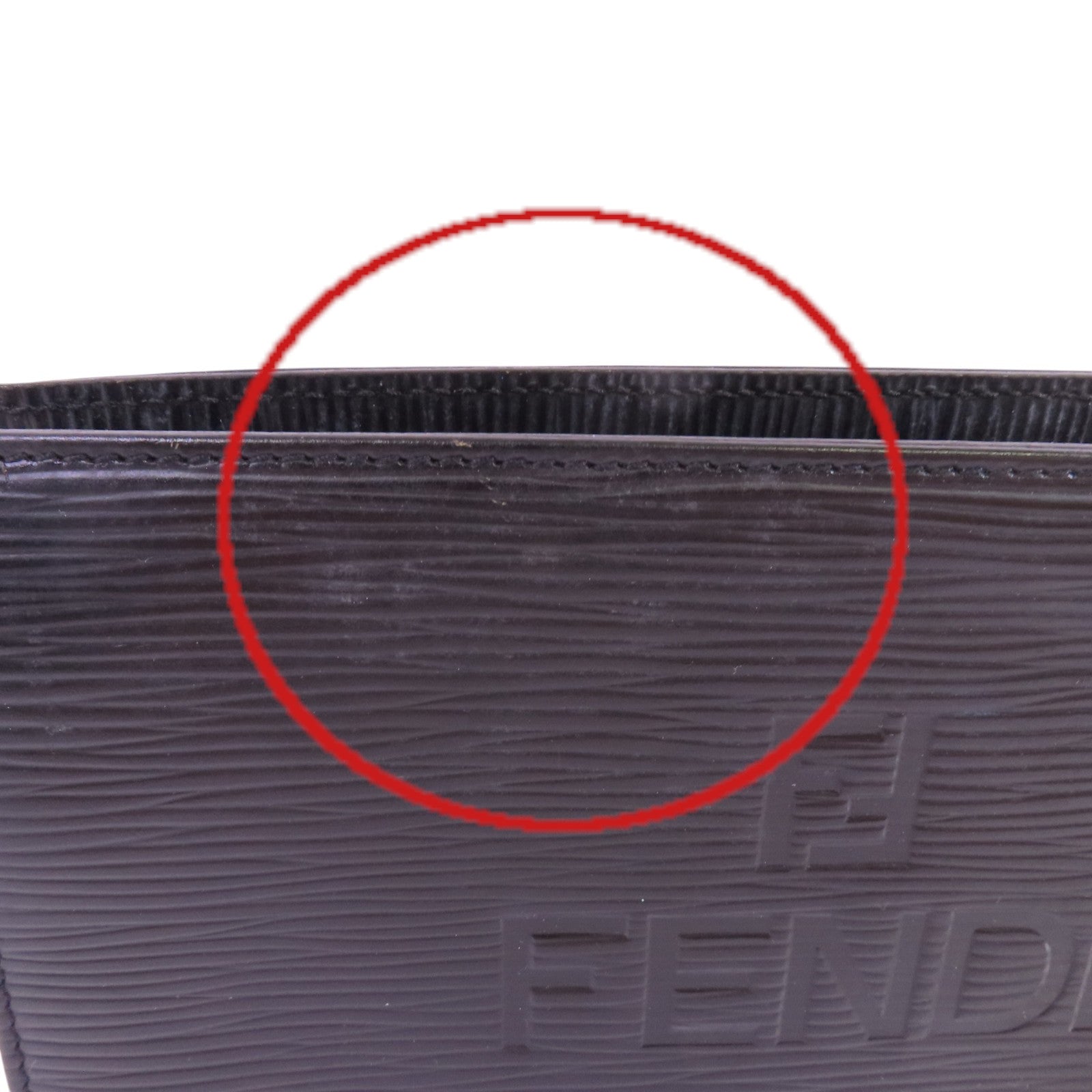 FENDI 牛皮皮革Clutch Pouch金扣手拿包