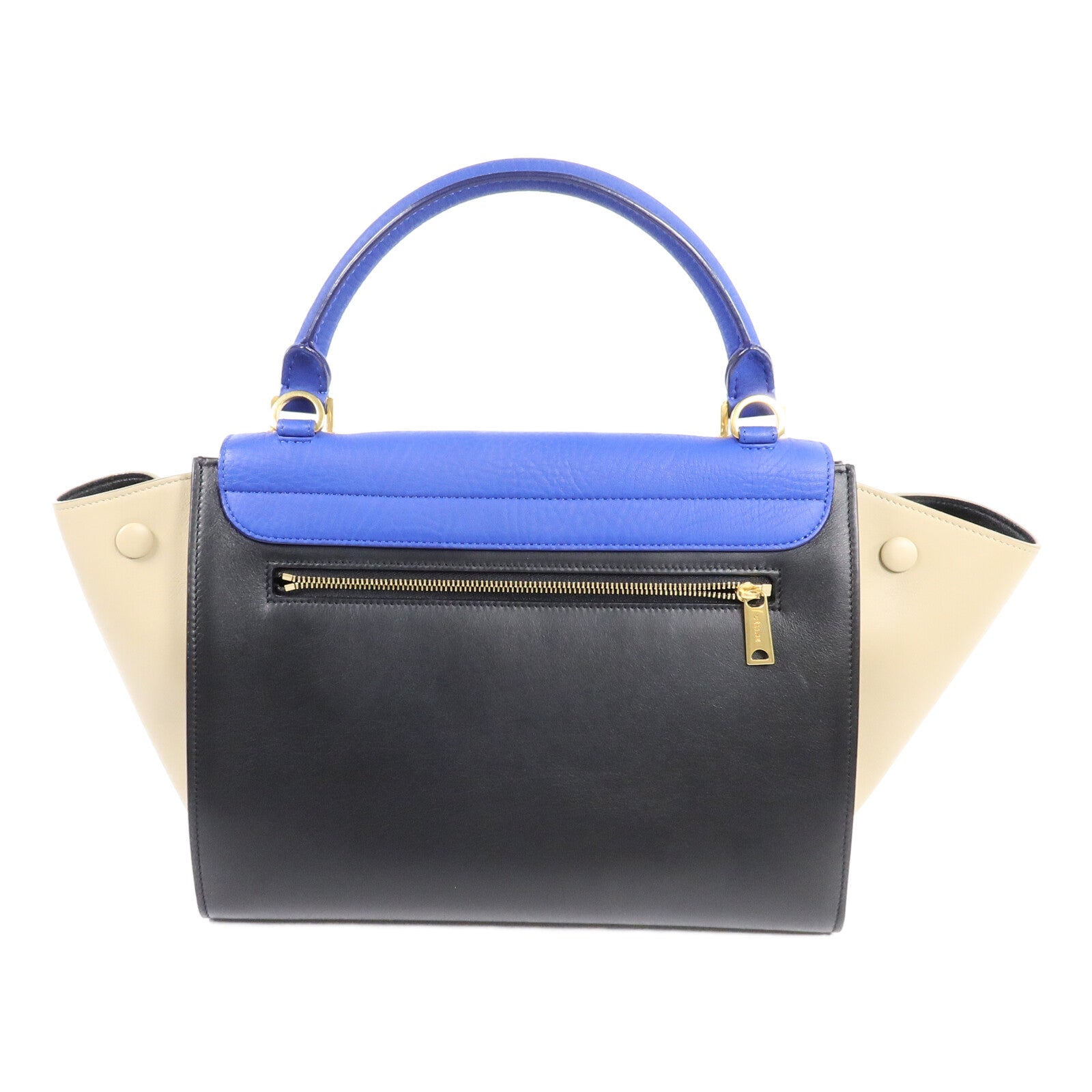 CELINE 牛皮皮革Trapeze Small手挽肩背兩用袋