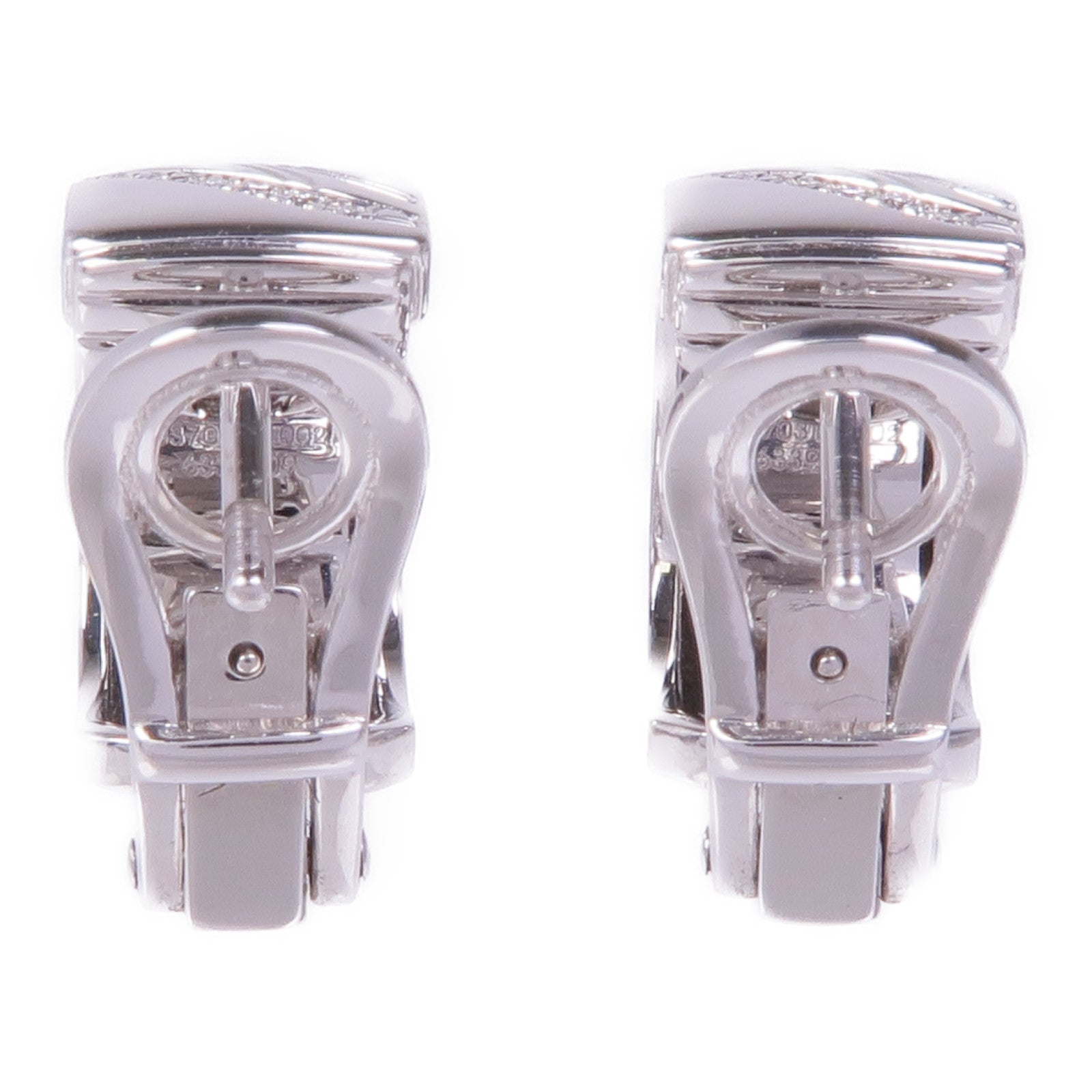 Chopard 18K白金Chopardissimo Earrings鑽石耳環