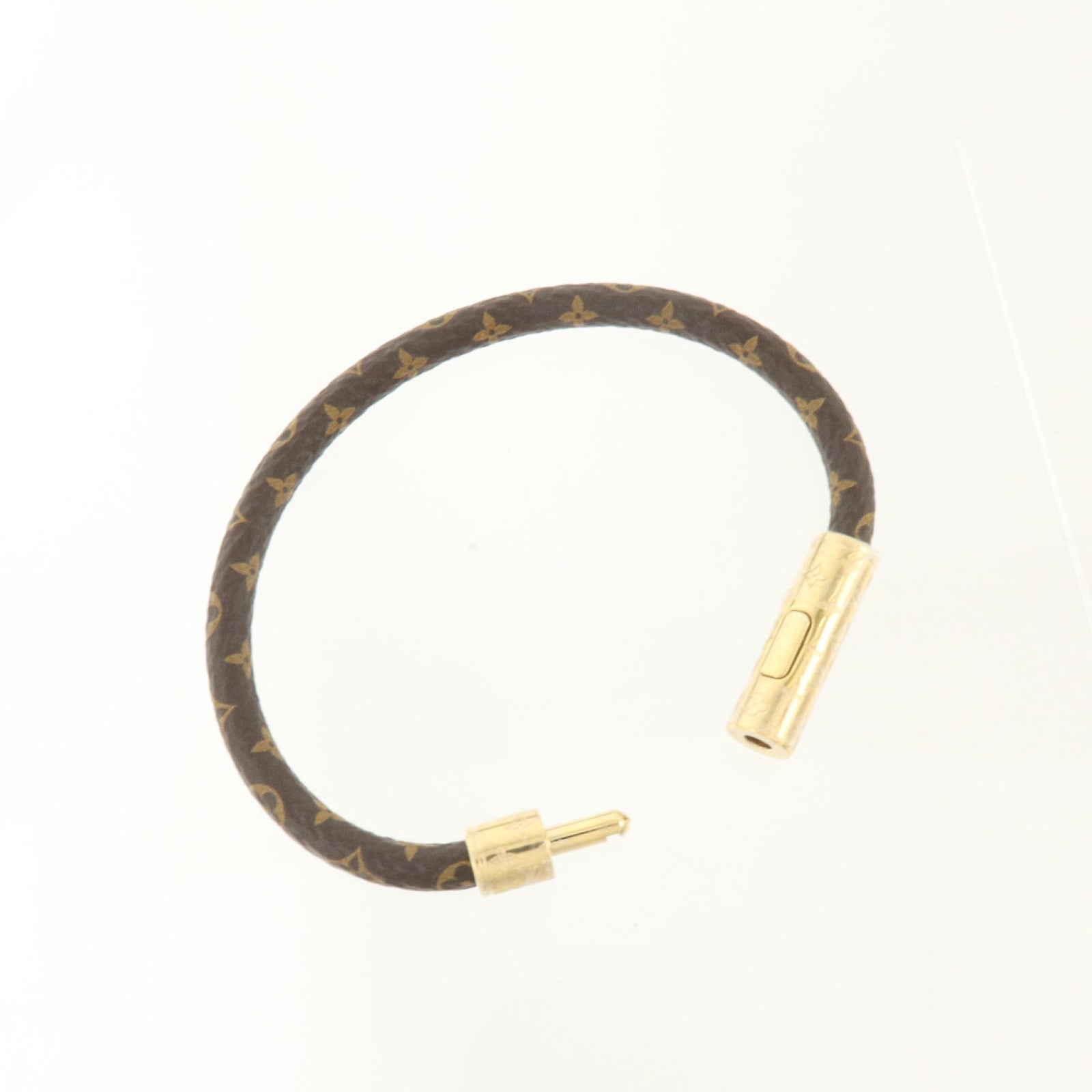 LOUIS VUITTON Monogram Confidential Bracelet金扣手鏈