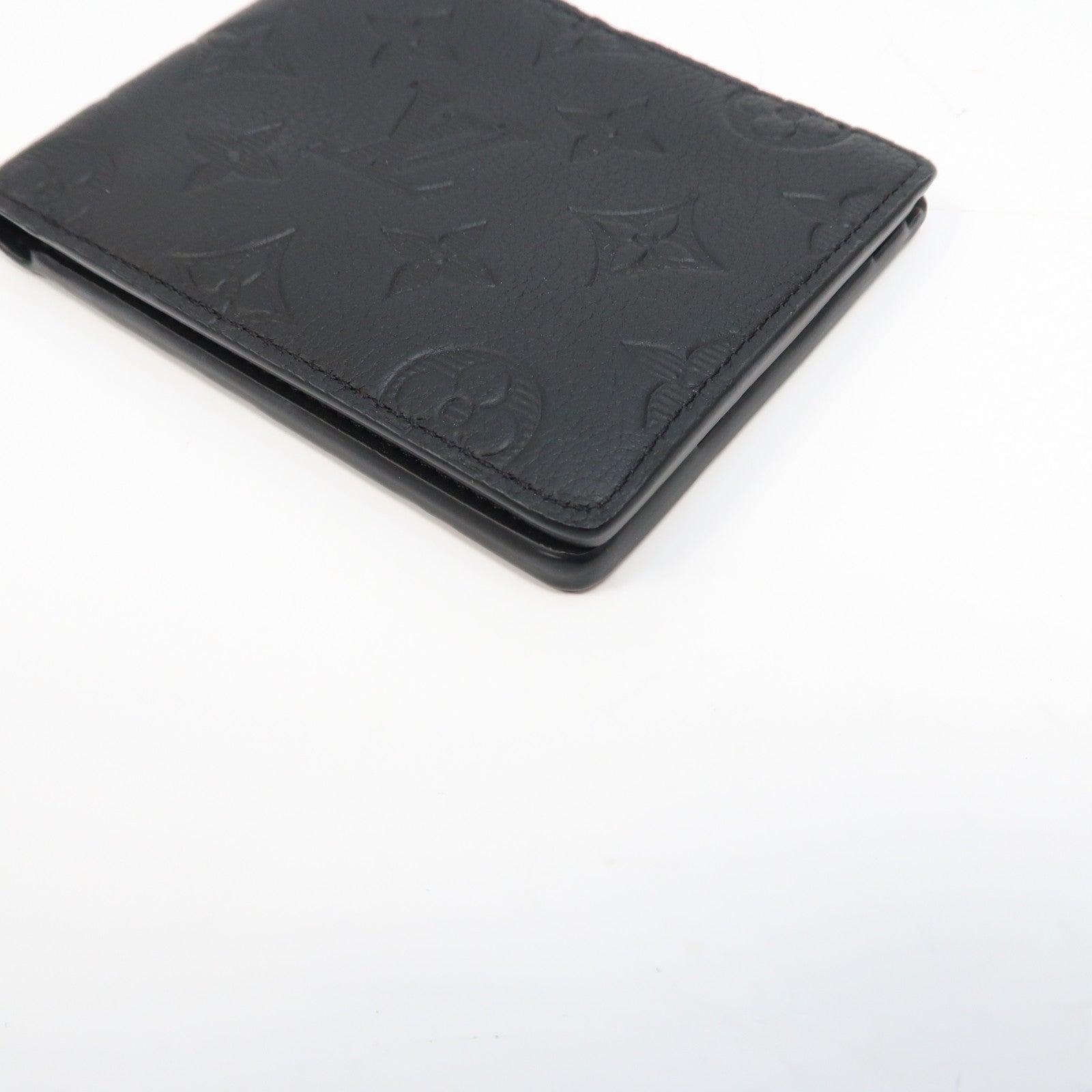 LOUIS VUITTON Monogram Shadow Multiple Wallet錢包黑色