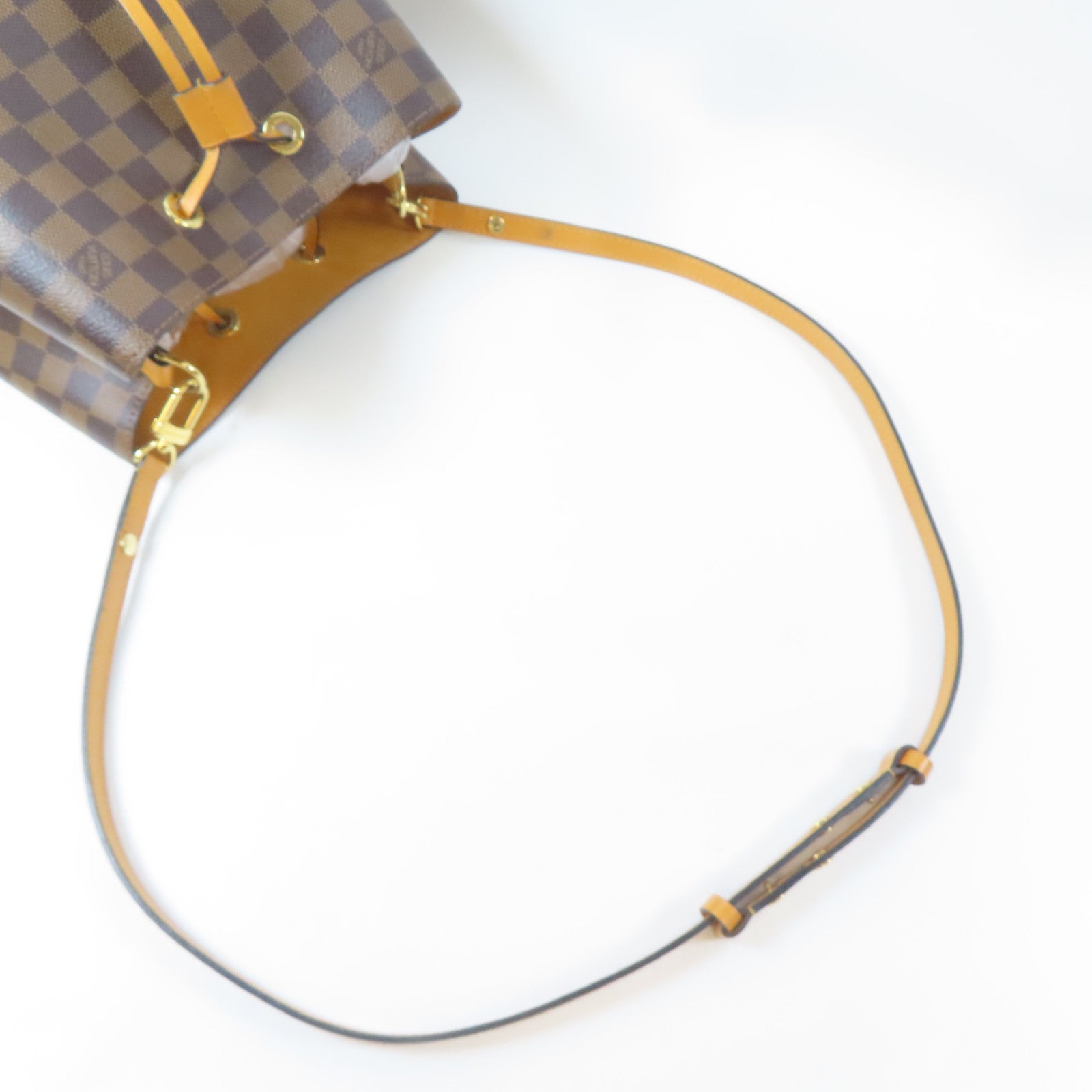 LOUIS VUITTON Damier Neo Noe金扣肩背袋啡色