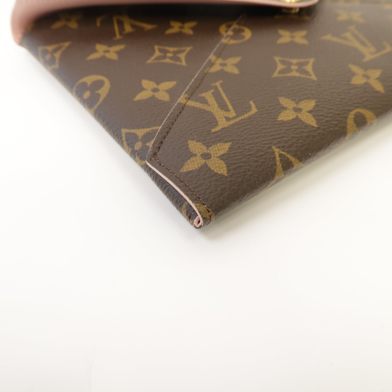 LOUIS VUITTON 【激減優惠】Monogram Kirigami Pochette金扣手拿包啡色