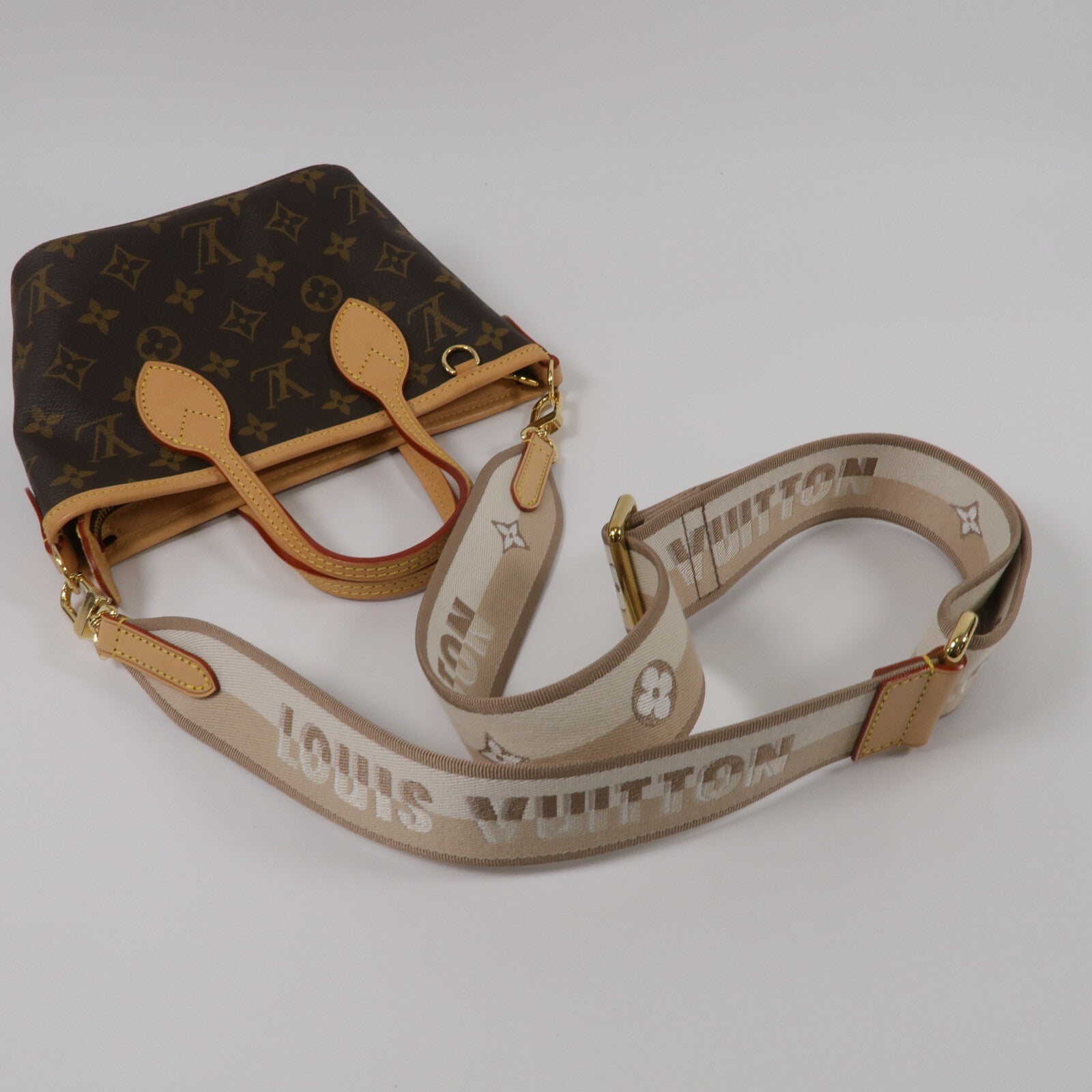 LOUIS VUITTON Monogram Neverfull BB手挽肩背兩用袋
