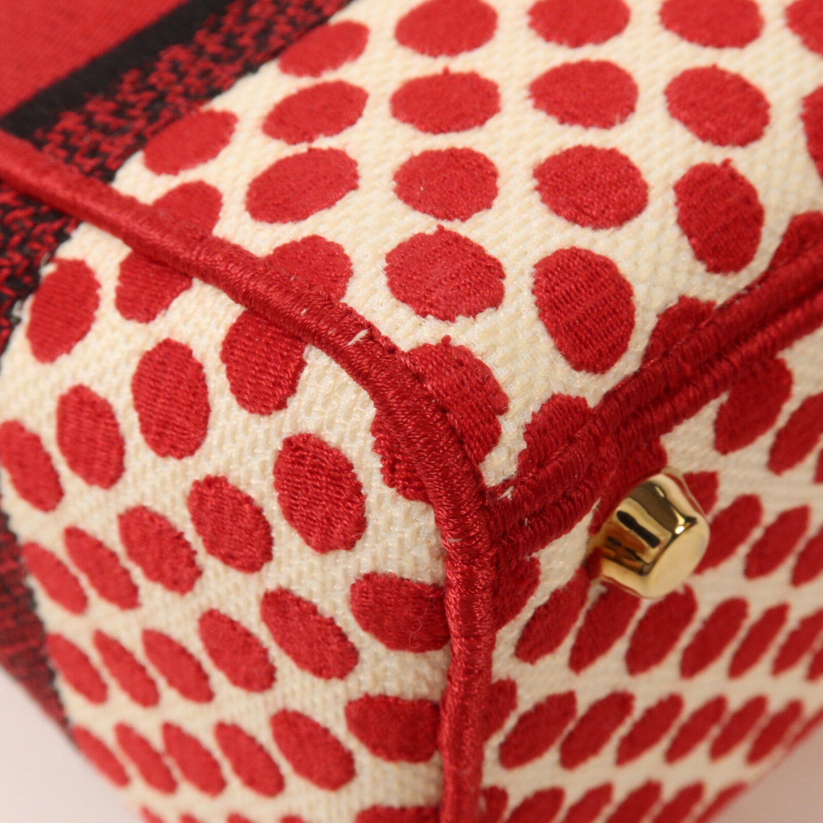 Dior 帆布Polkadot Dioramour Lady D-Lite Bag手挽肩背兩用袋