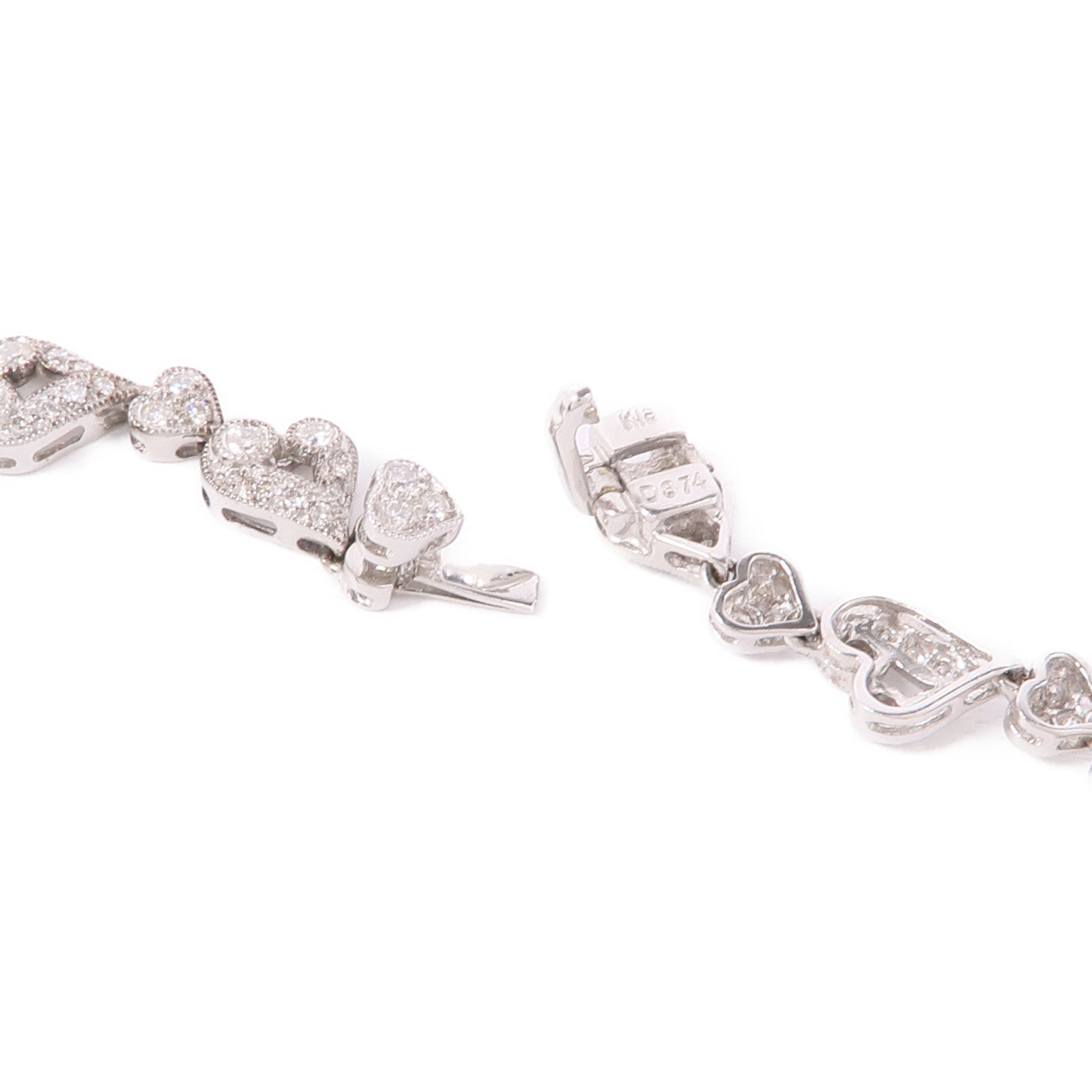 JEWELRY Diamond Necklace 18K White Gold