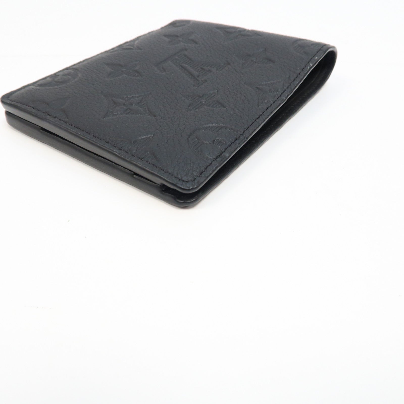 LOUIS VUITTON Monogram Shadow Multiple Wallet錢包黑色