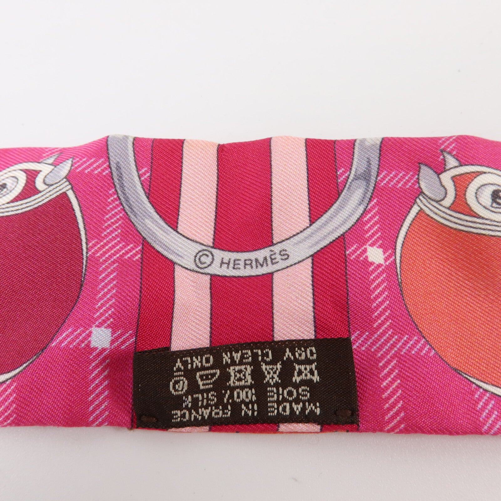 HERMES 絲質Twilly絲巾