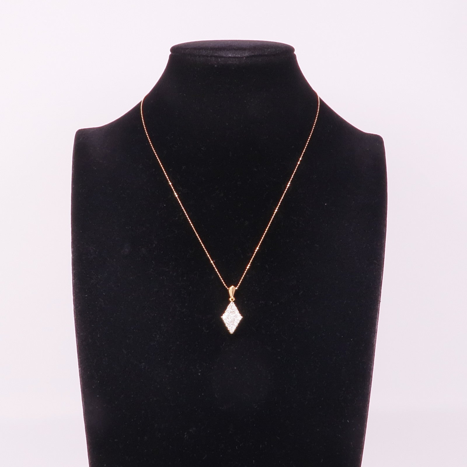 JEWELRY 18K玫瑰金Diamond Necklace鑽石項鍊