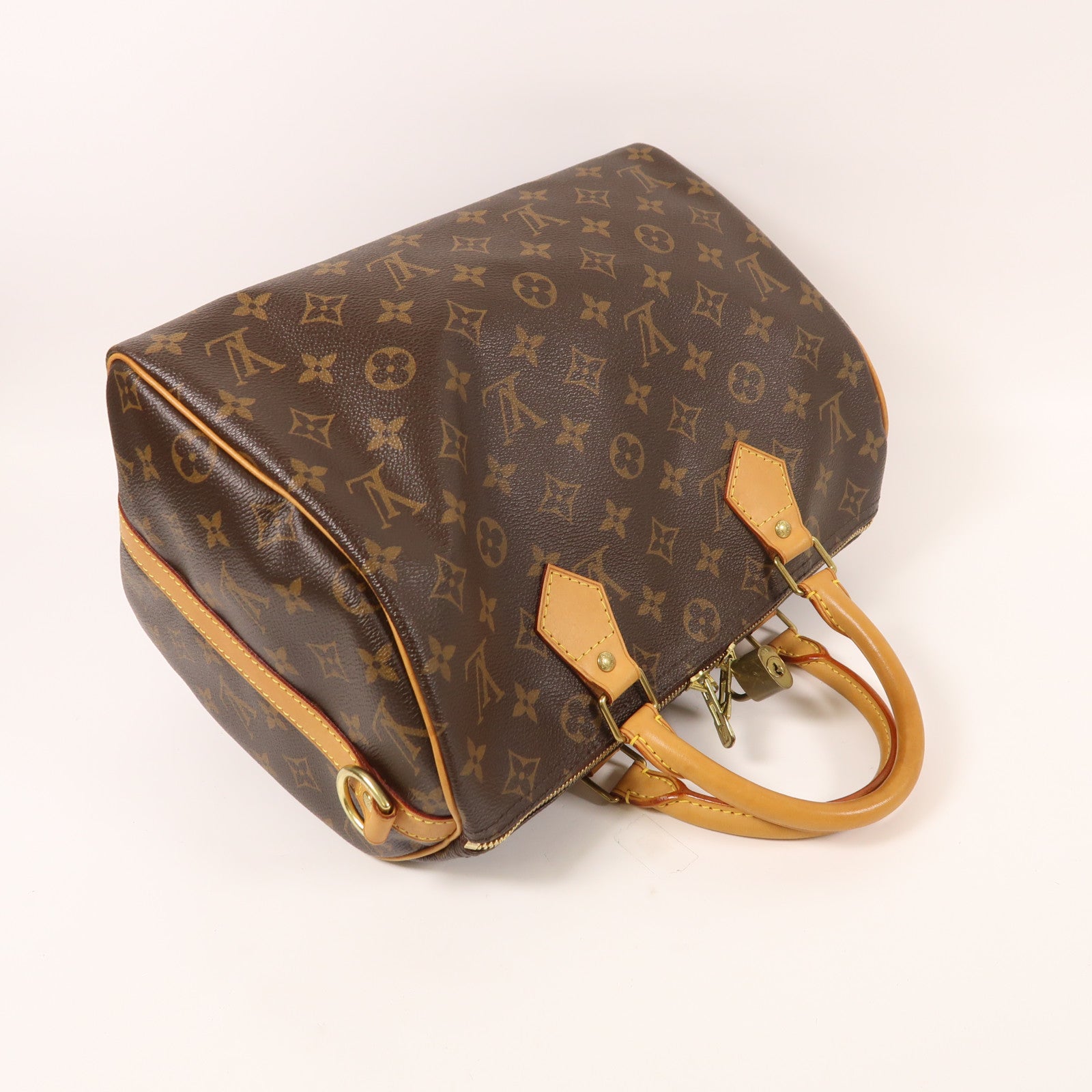 LOUIS VUITTON Monogram Speedy Bandouliere 30金扣手挽肩背兩用袋